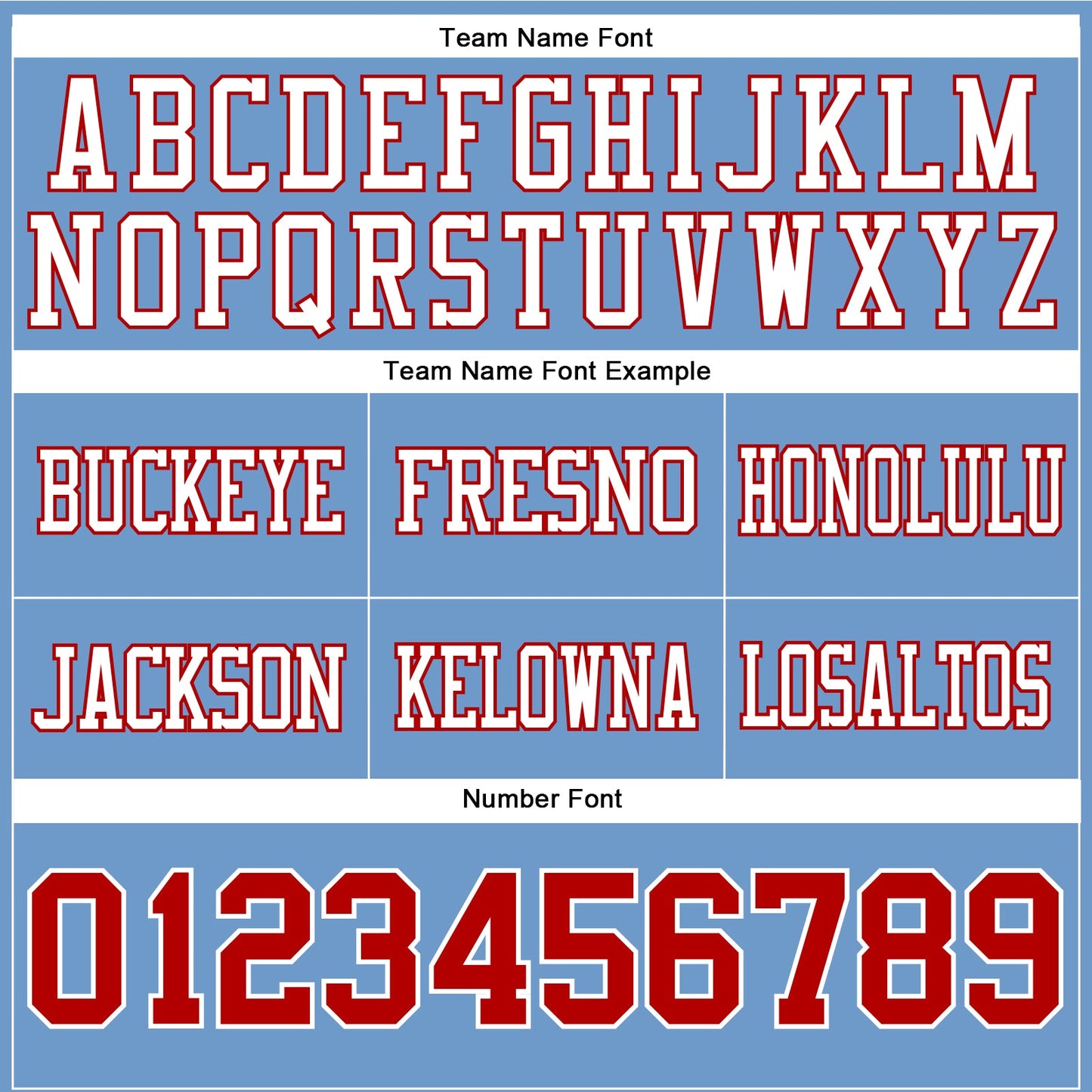 Custom Light Blue Red-White Authentic Football Jersey view 4