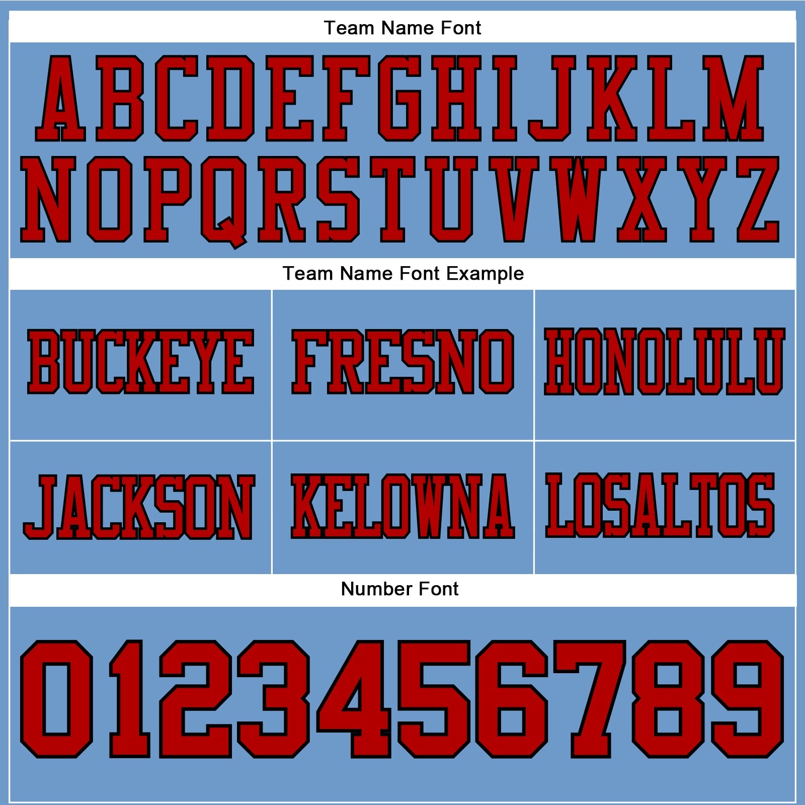 Custom Light Blue Red-Black Authentic Football Jersey view 4