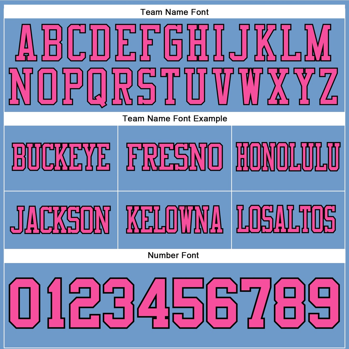 Custom Light Blue Pink-Black Authentic Football Jersey view 4
