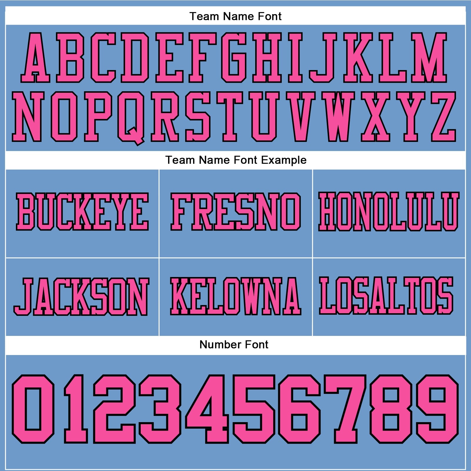 Custom Light Blue Pink-Black Authentic Football Jersey view 4
