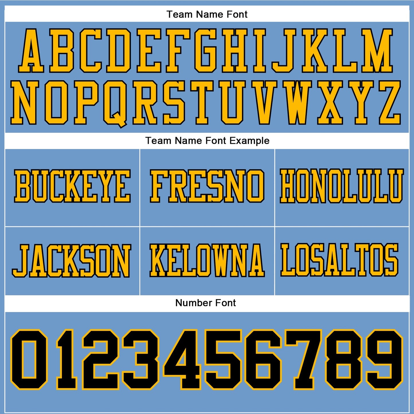 Custom Light Blue Black-Gold Authentic Football Jersey view 4