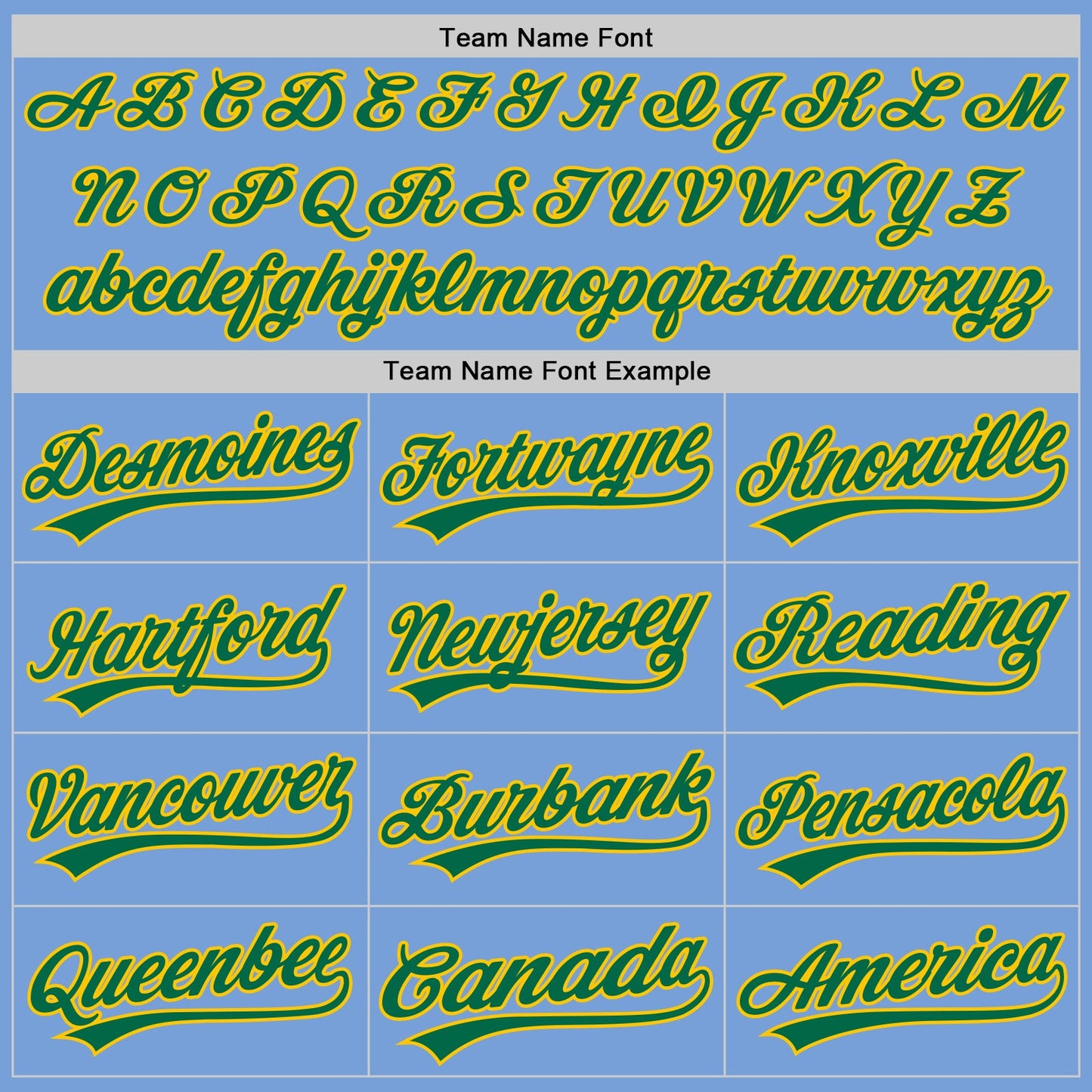 Custom Light Blue Kelly Green-Yellow Authentic Baseball Jersey view 4