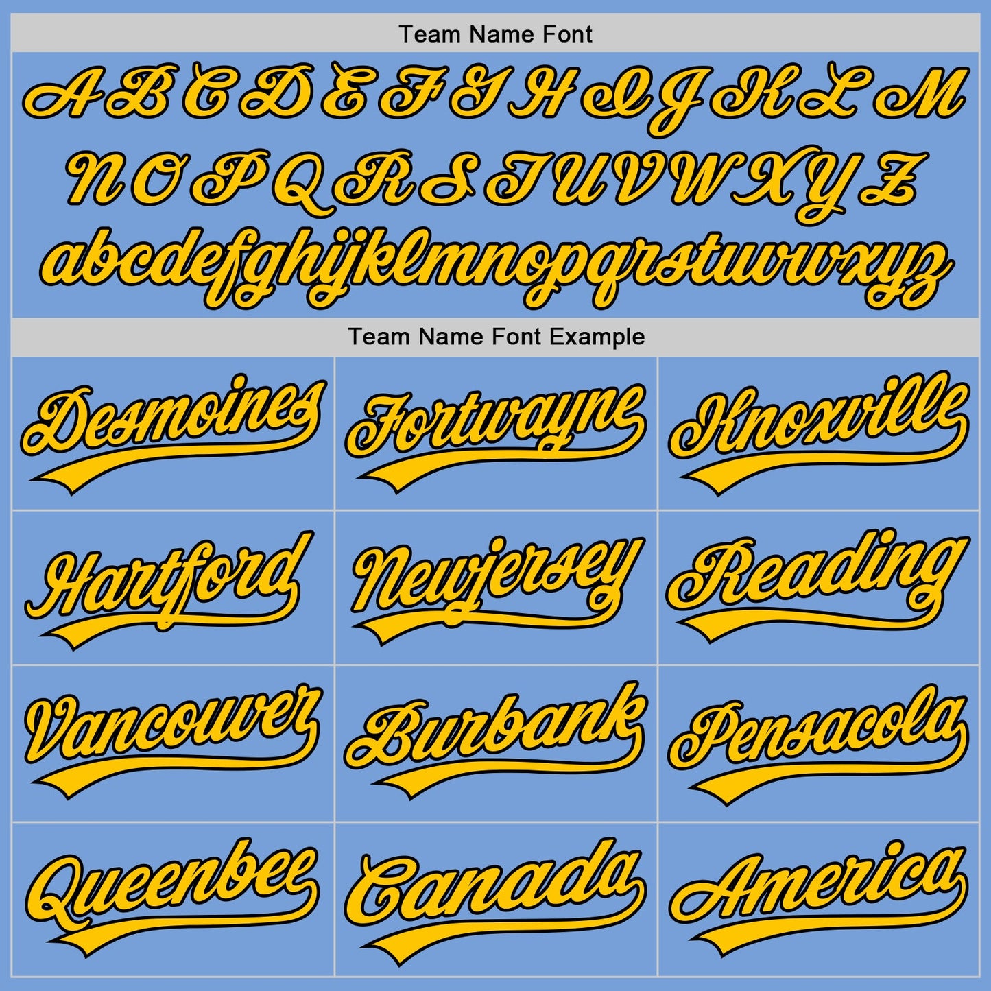 Custom Light Blue Yellow-Black Authentic Baseball Jersey view 4