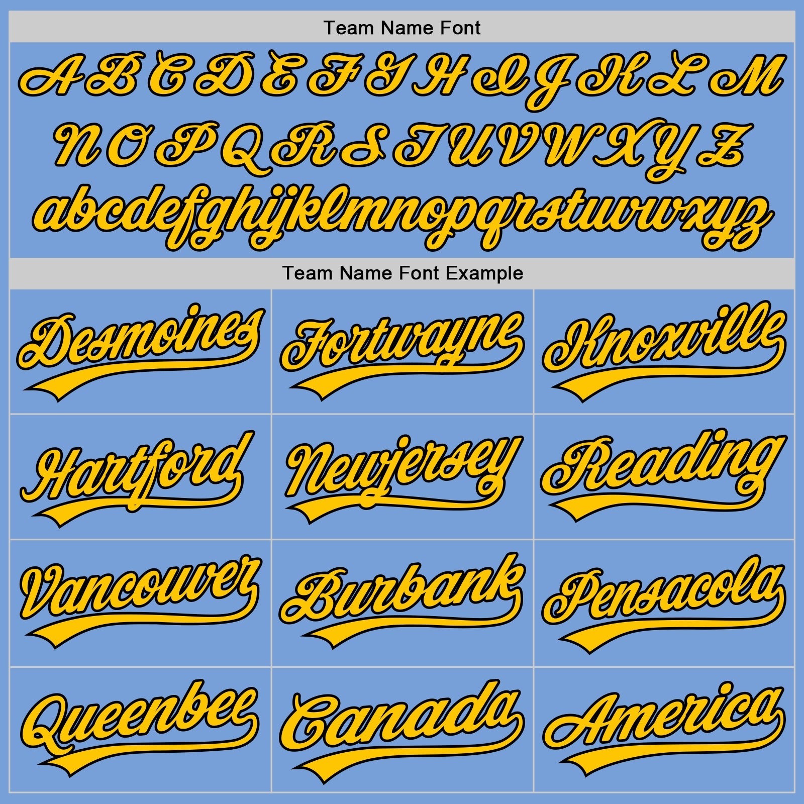Custom Light Blue Yellow-Black Authentic Baseball Jersey view 4