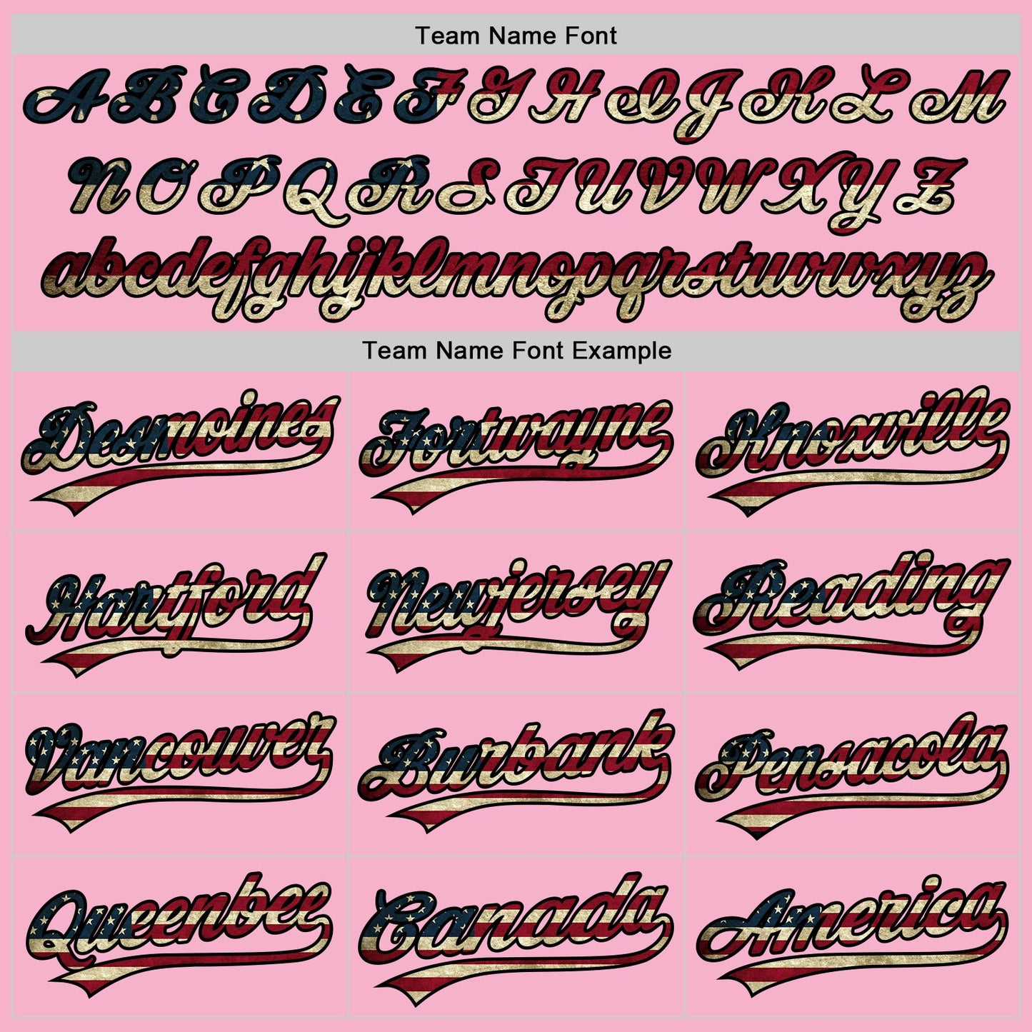 Custom Light Pink Vintage USA Flag-Black Authentic Baseball Jersey view 4