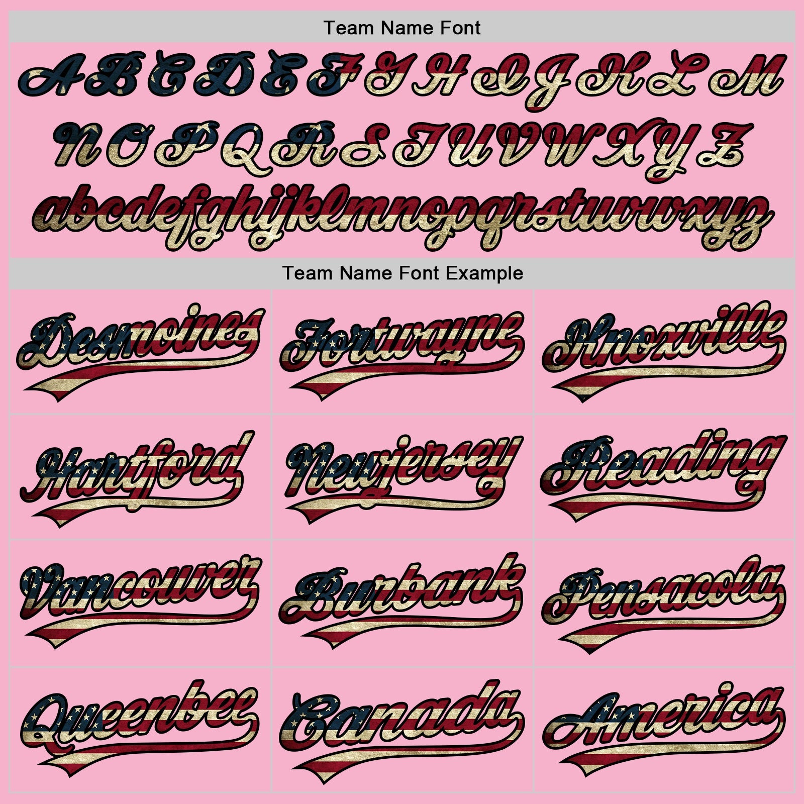 Custom Light Pink Vintage USA Flag-Black Authentic Baseball Jersey view 4