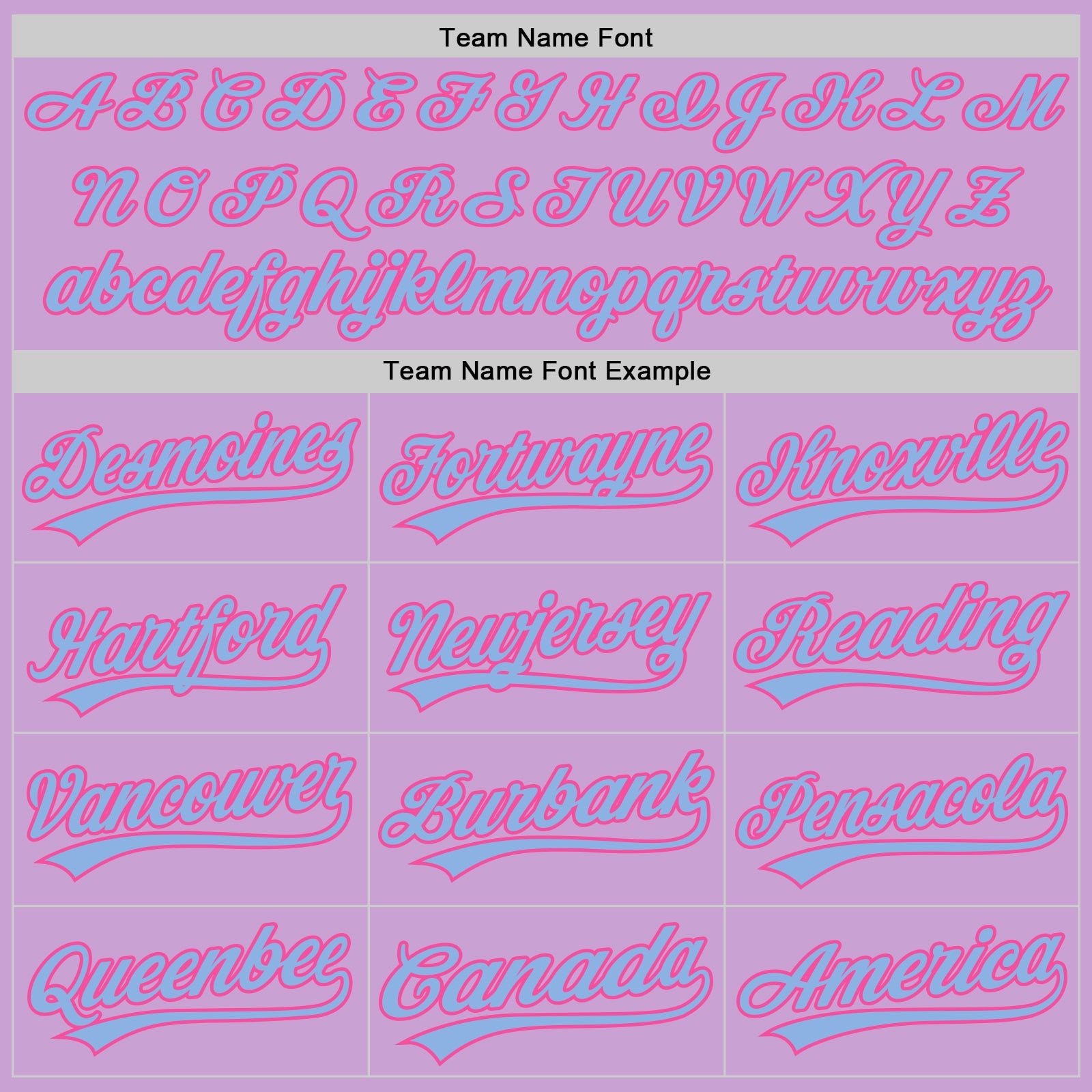Custom Light Purple Light Blue-Pink Authentic Baseball Jersey view 4