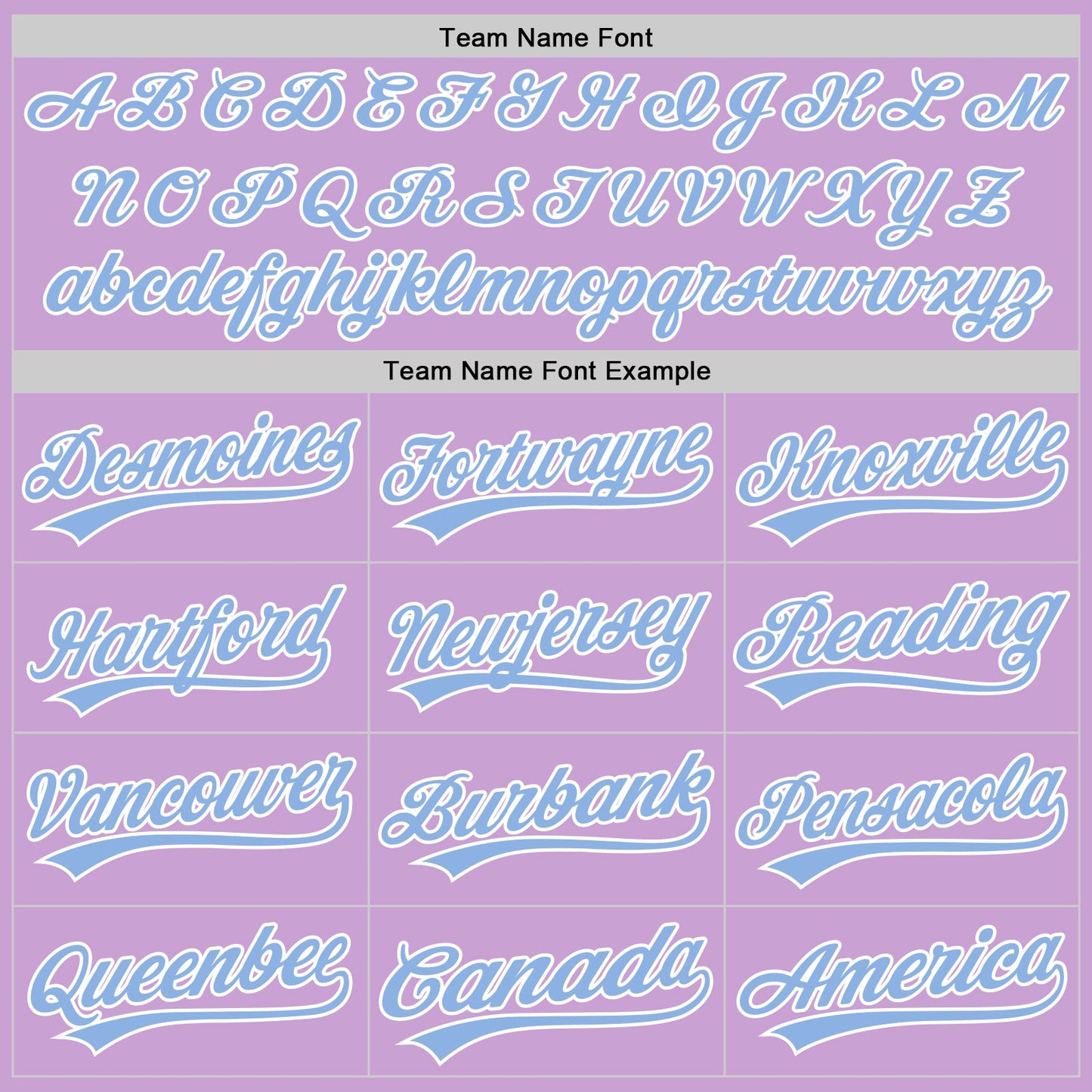 Custom Light Purple Light Blue-White Authentic Baseball Jersey view 4
