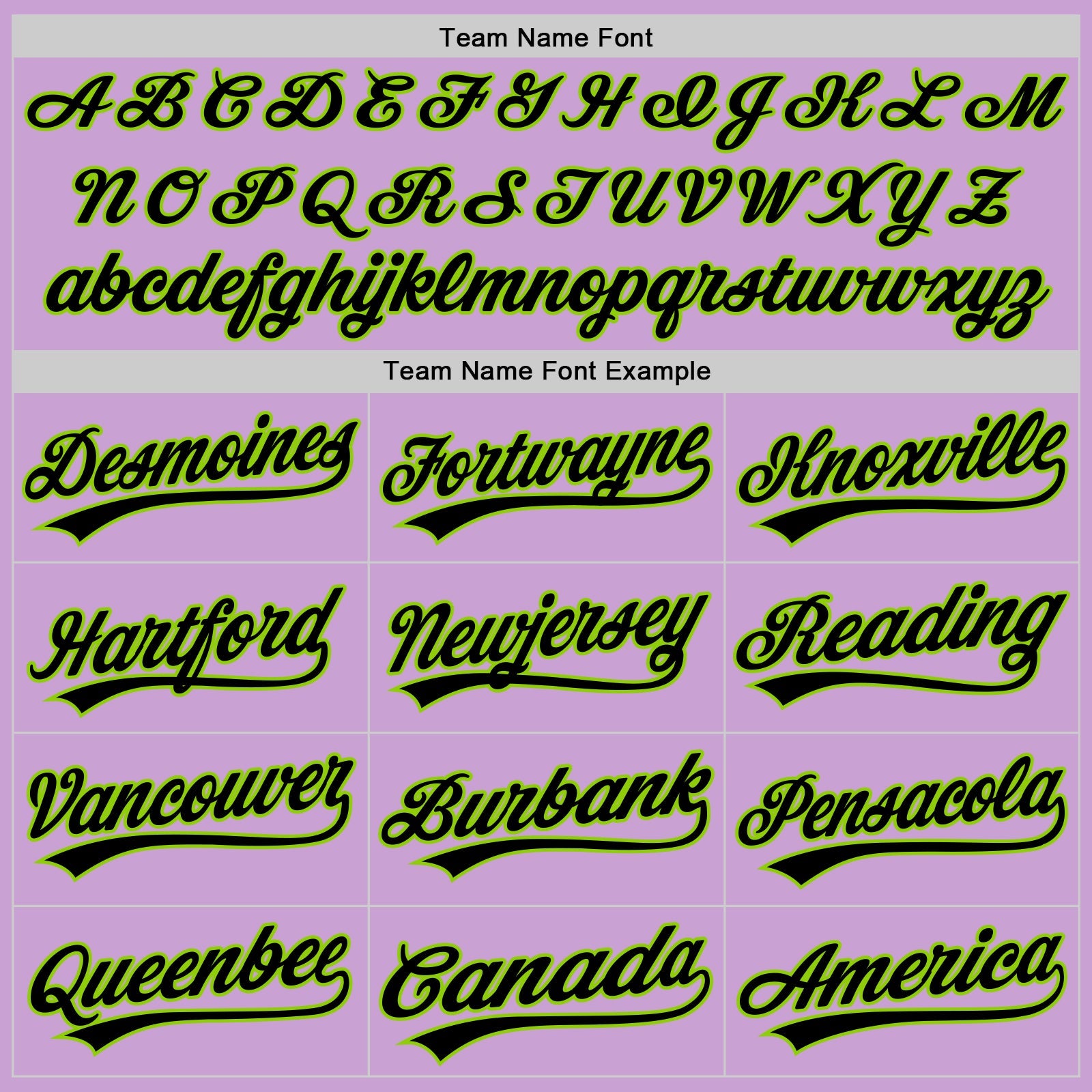 Custom Light Purple Black-Neon Green Authentic Baseball Jersey view 4