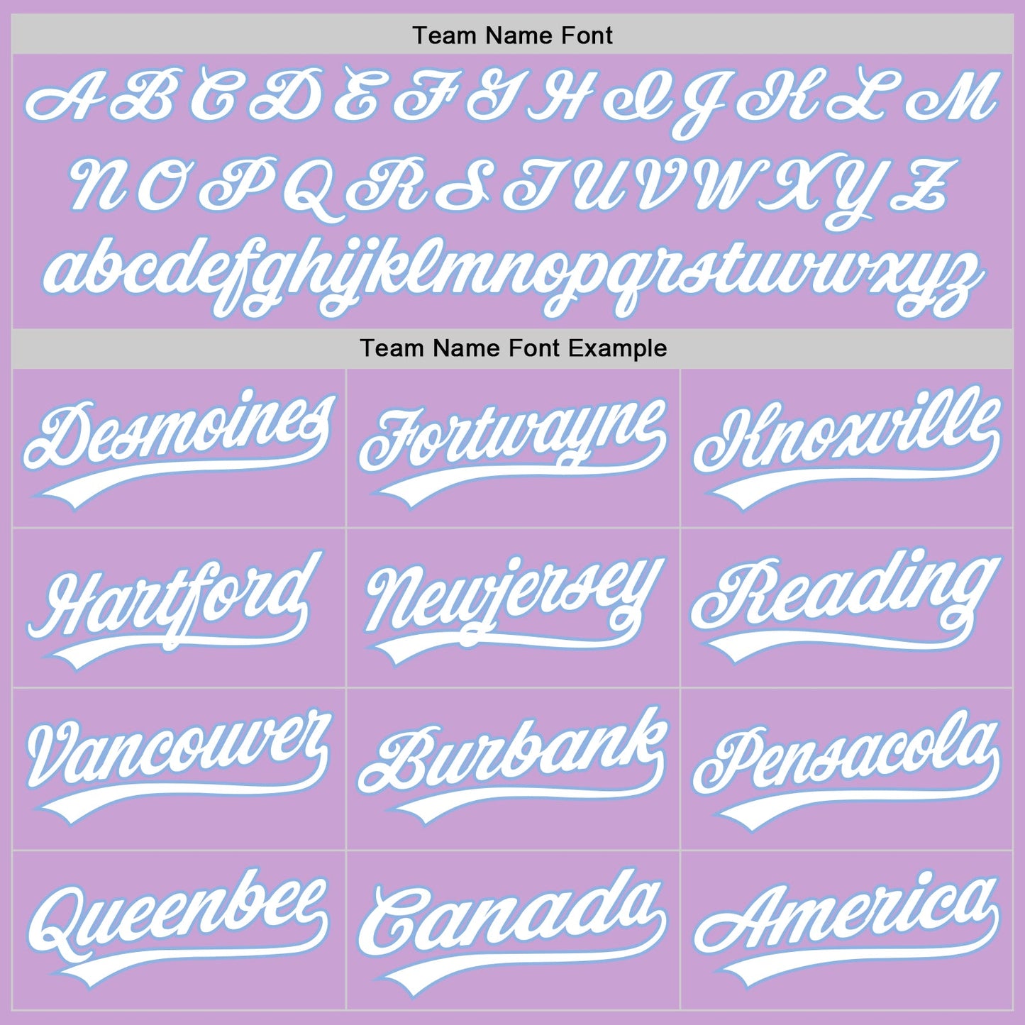 Custom Light Purple White-Light Blue Authentic Baseball Jersey view 4