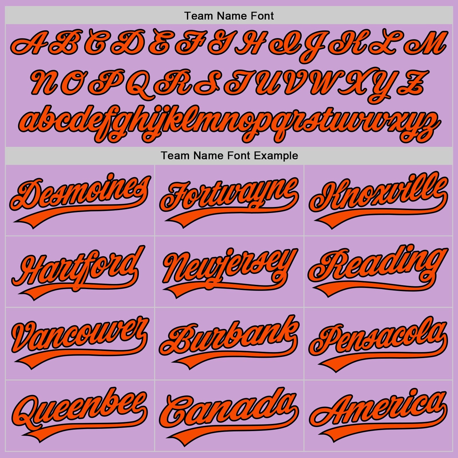Custom Light Purple Black-Orange Authentic Baseball Jersey view 4