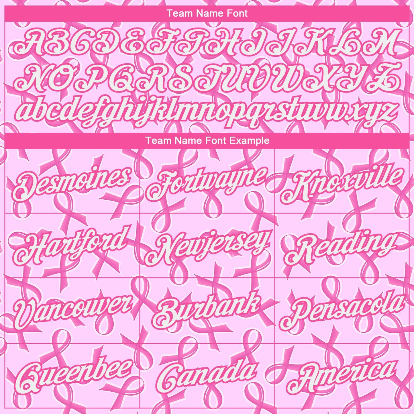 Custom Pink White Breast Cancer 3D Pattern Long Sleeve Performance T-Shirt view 3
