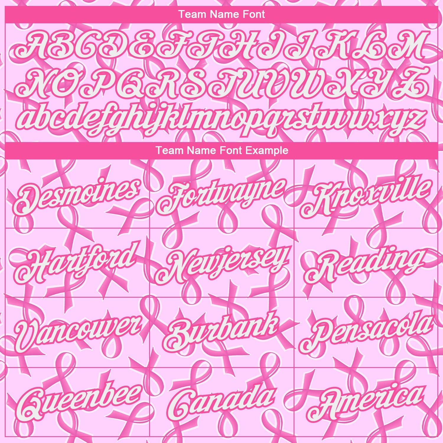 Custom Pink White Breast Cancer 3D Pattern Long Sleeve Performance T-Shirt view 3