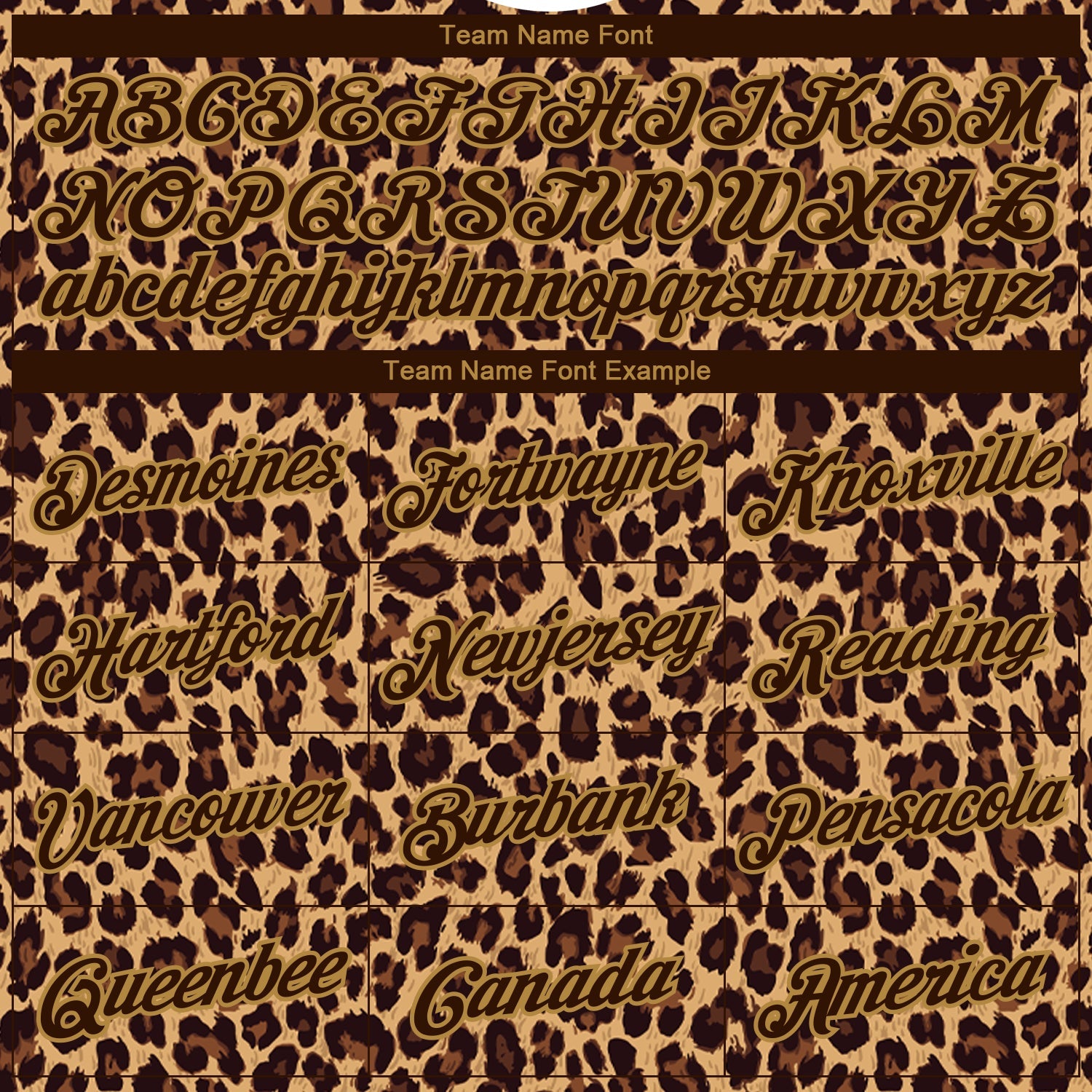 Custom Brown Brown-Old Gold Leopard 3D Pattern Long Sleeve Performance T-Shirt view 3