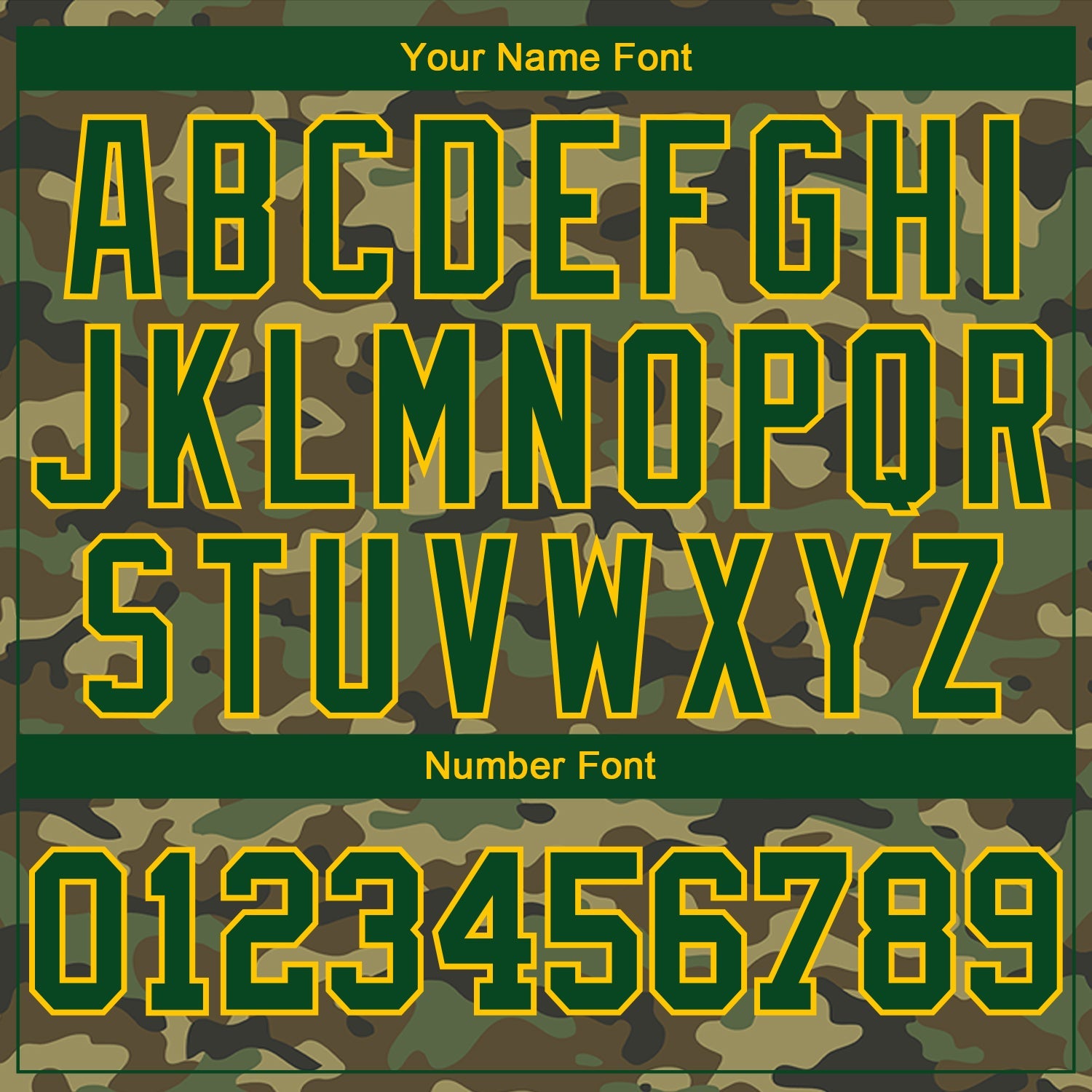Custom Camo Green-Gold Salute To Service Long Sleeve Performance T-Shirt view 4