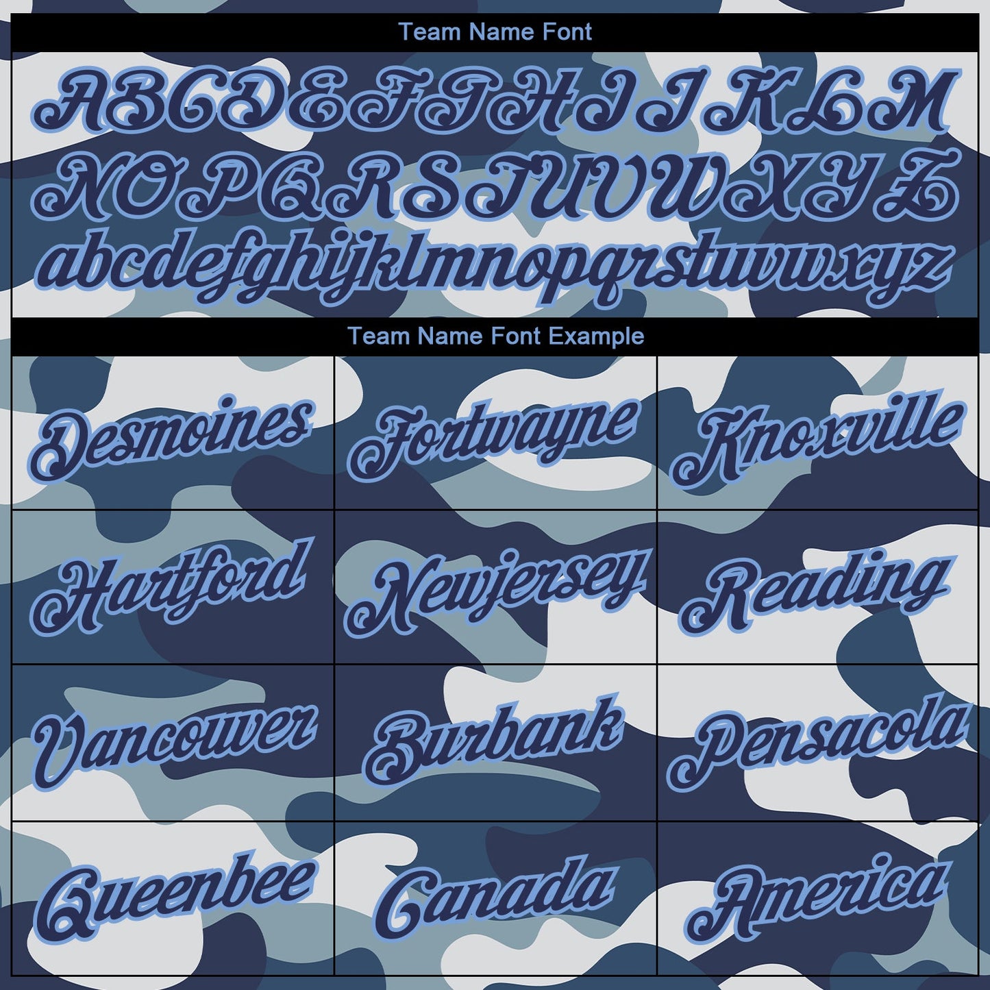 Custom Camo Navy-Light Blue Salute To Service Long Sleeve Performance T-Shirt view 3