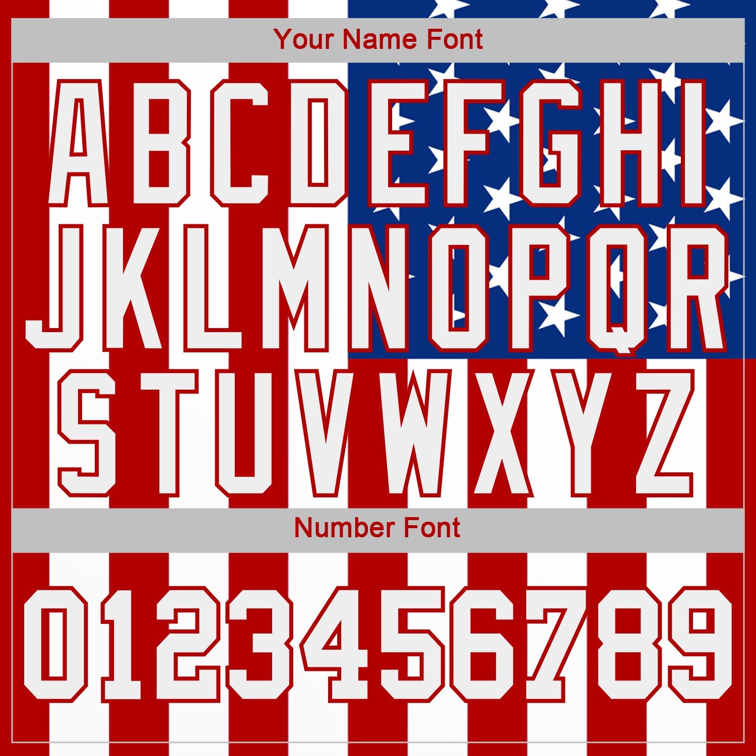 Custom White White Red-Royal American Flag Fashion 3D Long Sleeve Performance T-Shirt view 4