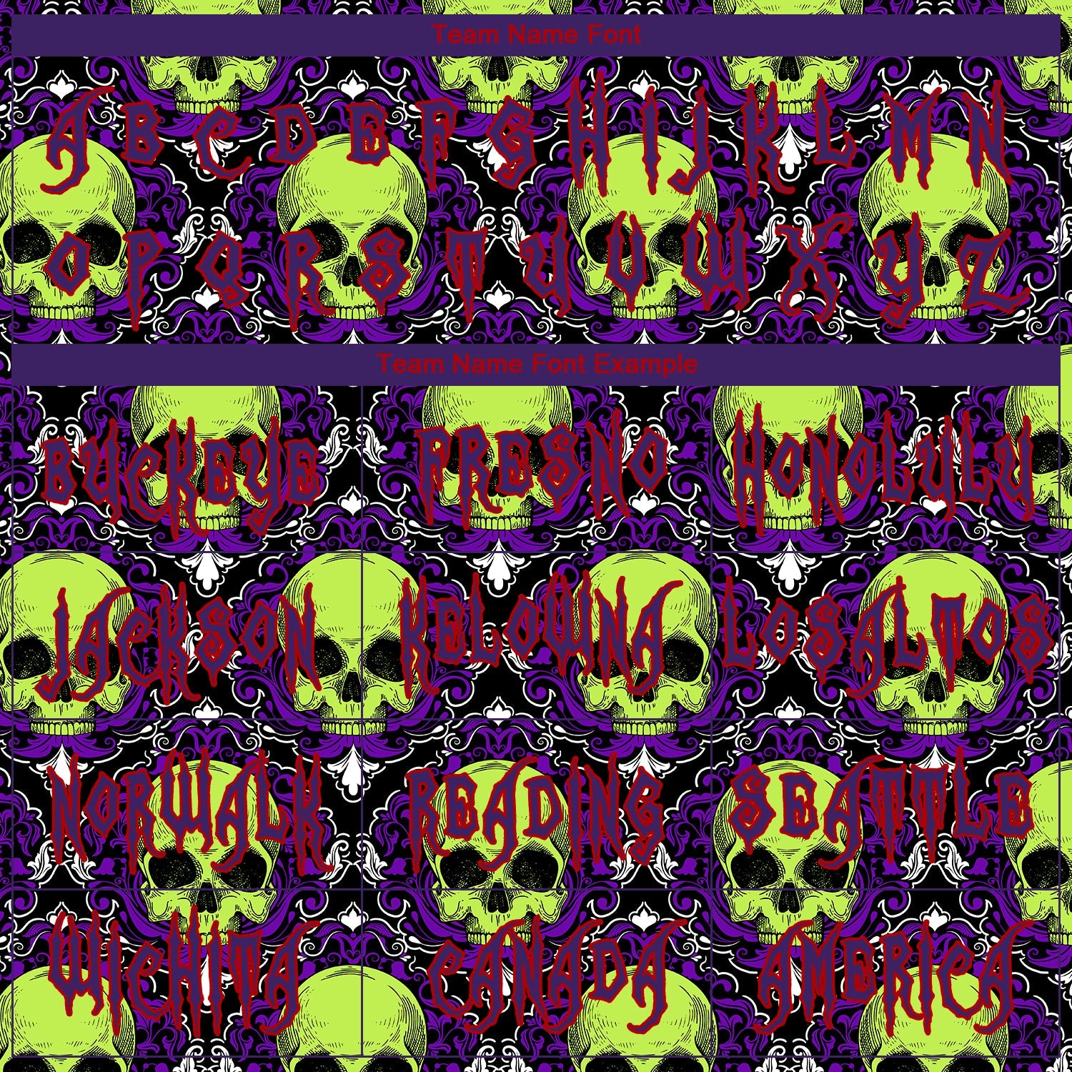 Custom 3D Pattern Halloween Skulls Long Sleeve Performance T-Shirt view 3