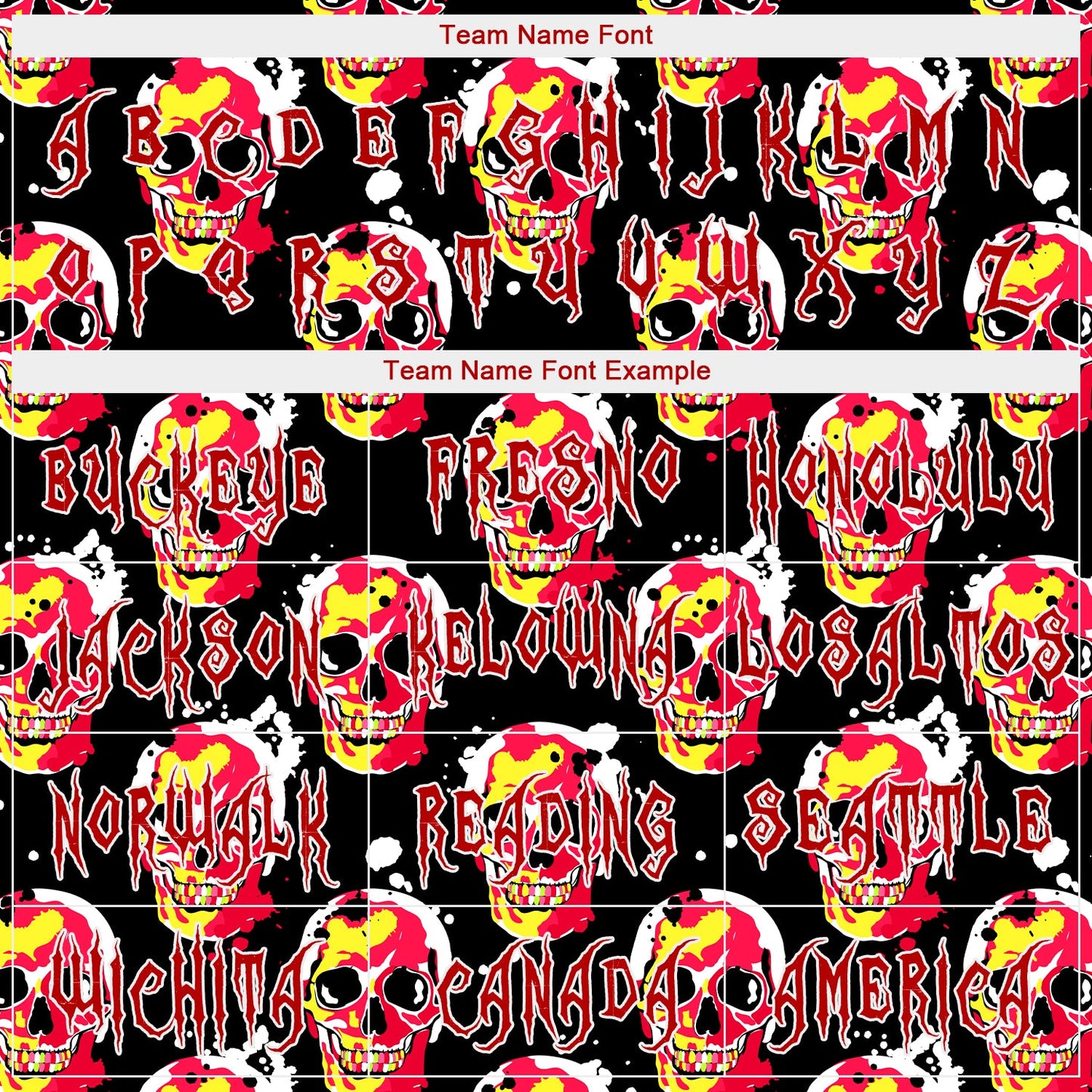 Custom 3D Pattern Halloween Skulls Long Sleeve Performance T-Shirt view 3