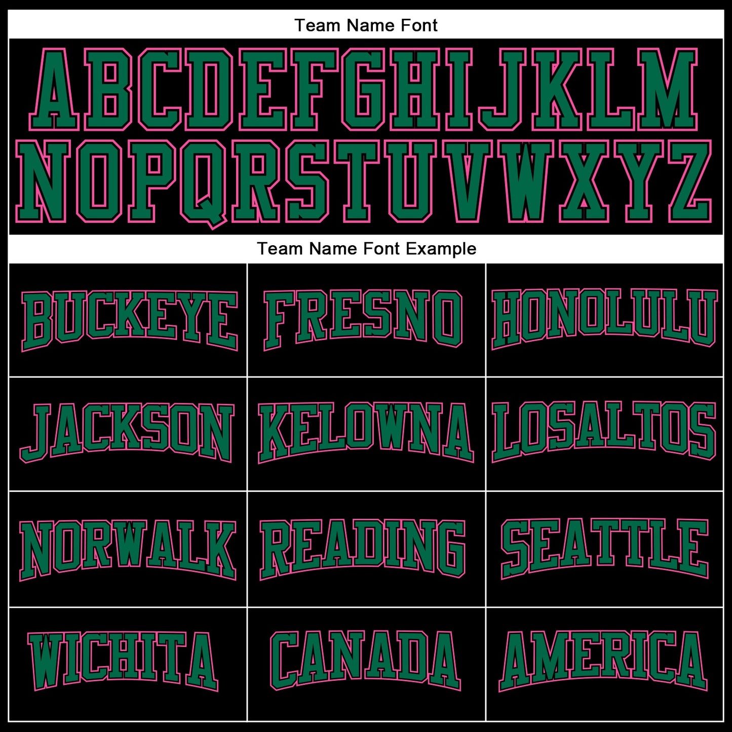 Custom Black Pink-Kelly Green Long Sleeve Performance T-Shirt view 4