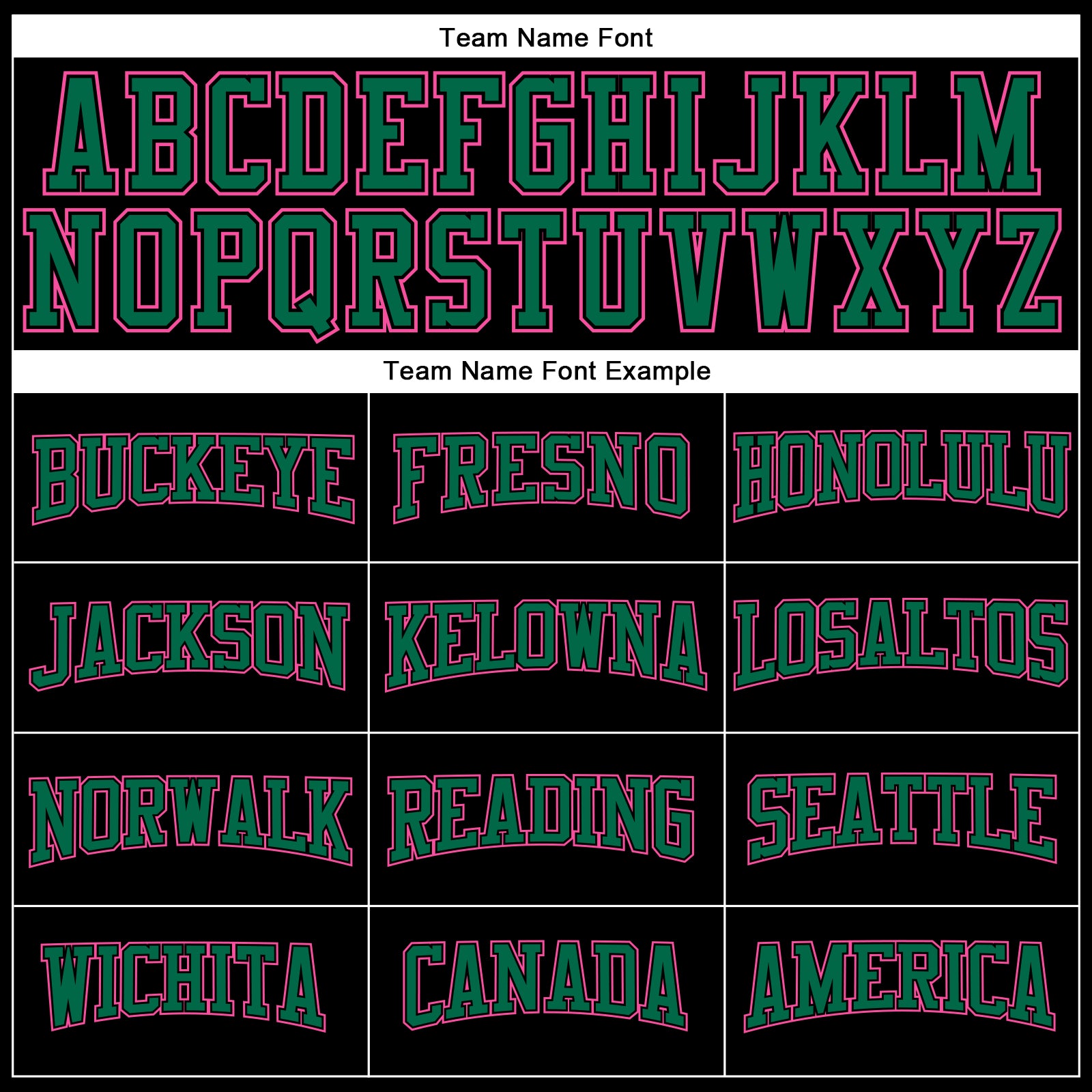 Custom Black Pink-Kelly Green Long Sleeve Performance T-Shirt view 4