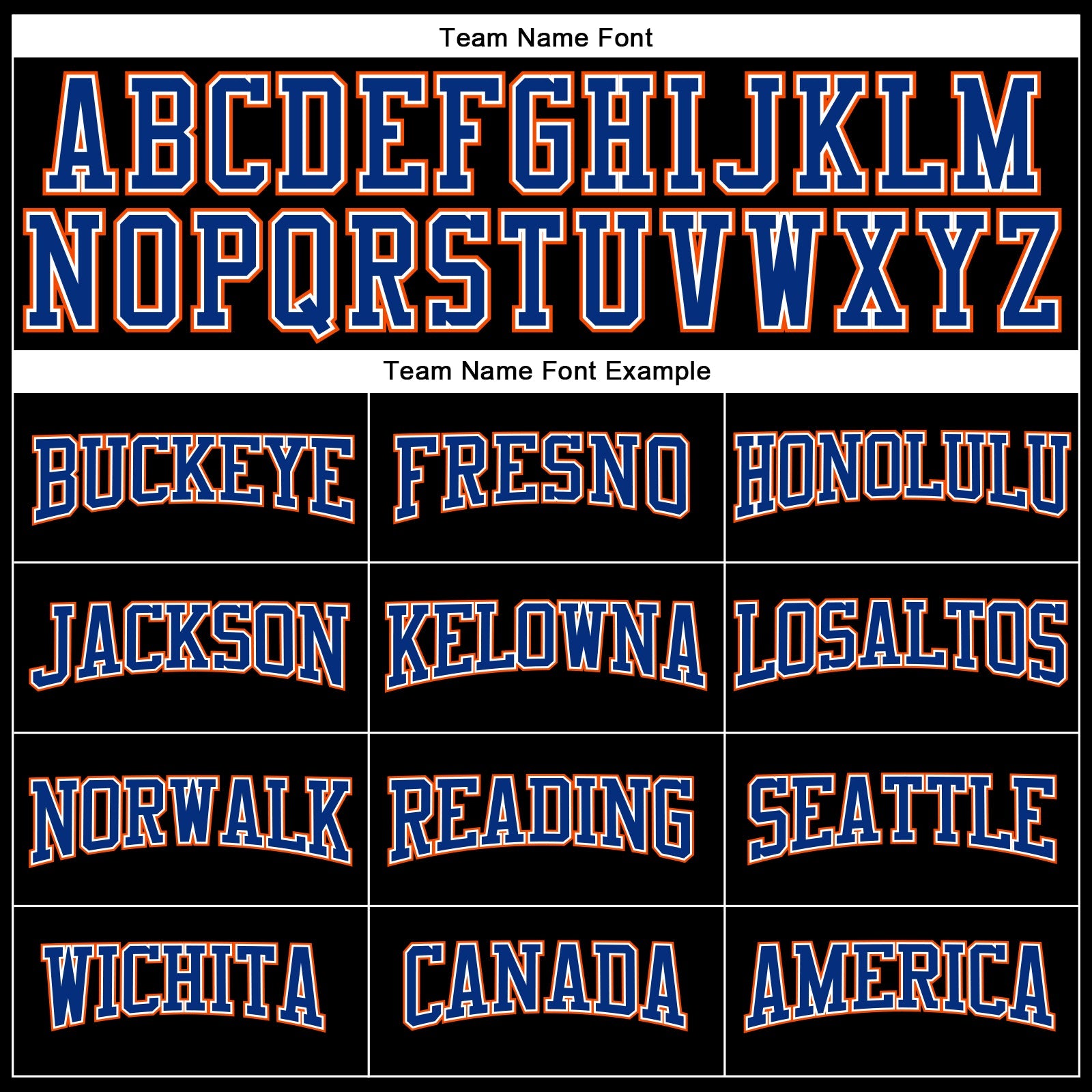Custom Black Royal Orange-White Long Sleeve Performance T-Shirt view 4