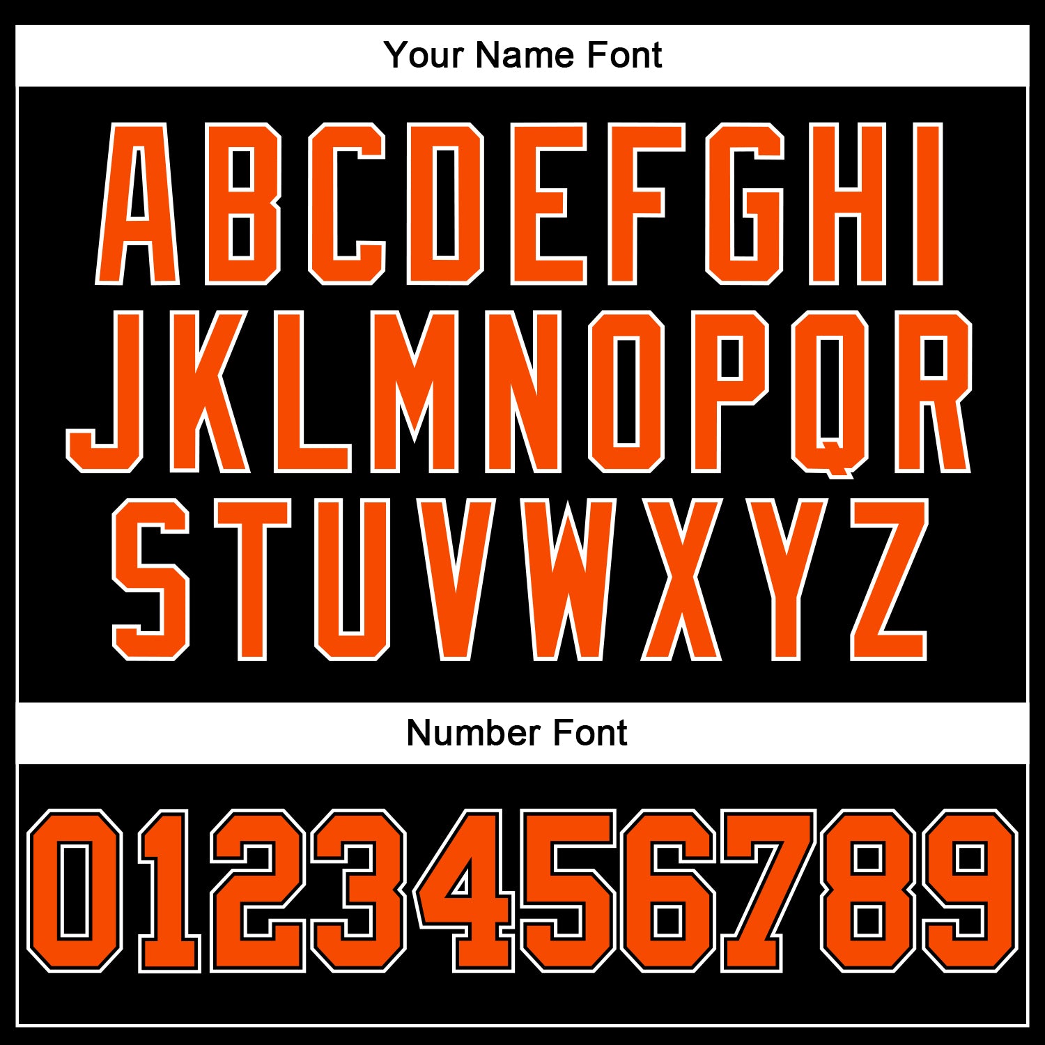 Custom Black Orange-White Long Sleeve Performance T-Shirt view 5
