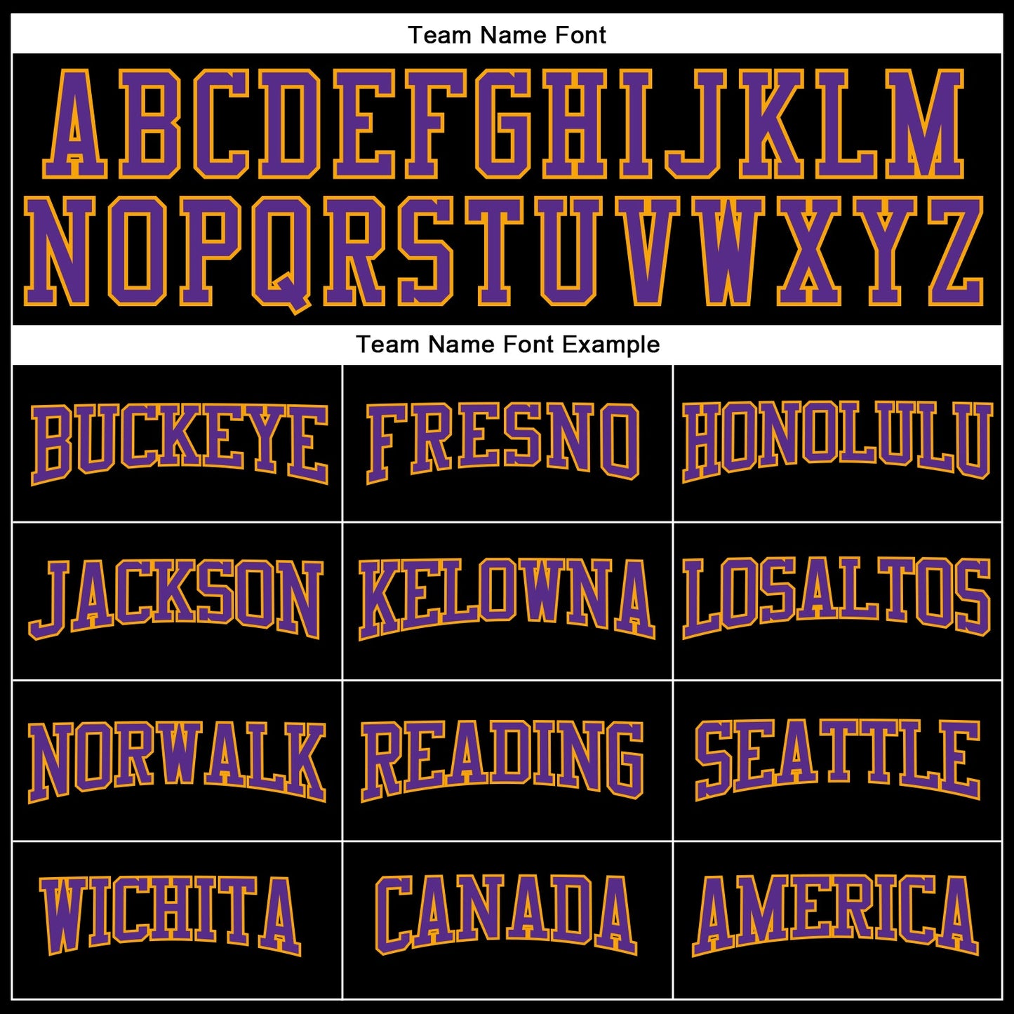 Custom Black Purple-Gold Long Sleeve Performance T-Shirt view 4