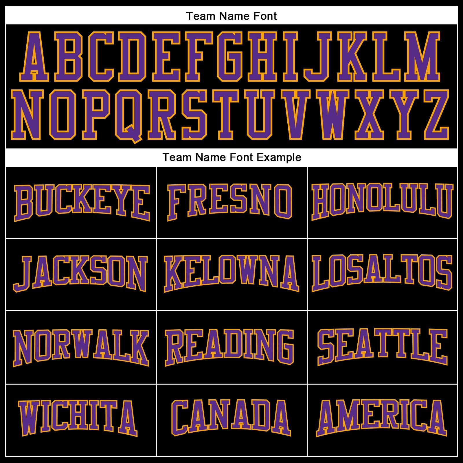 Custom Black Purple-Gold Long Sleeve Performance T-Shirt view 4