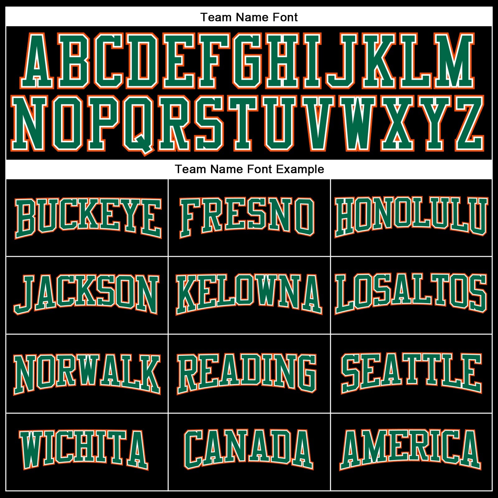 Custom Black Orange Kelly Green-White Long Sleeve Performance T-Shirt view 4