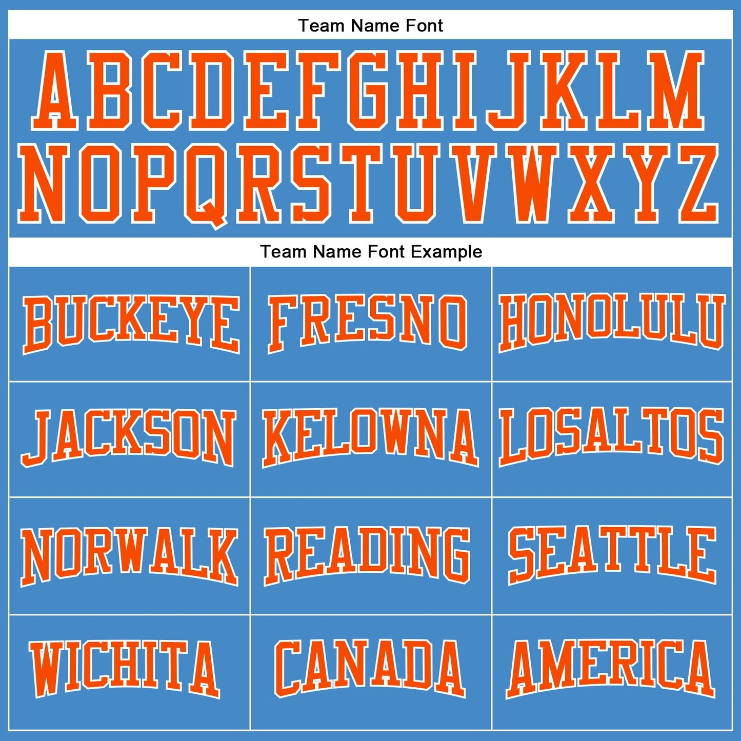 Custom Powder Blue Orange-White Long Sleeve Performance T-Shirt view 4