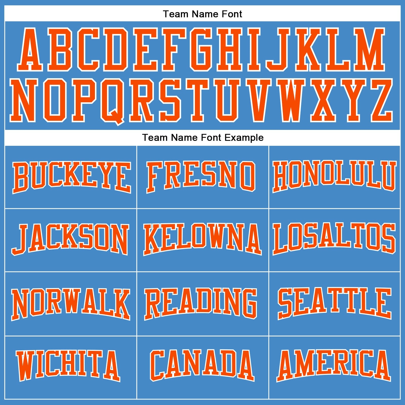 Custom Powder Blue Orange-White Long Sleeve Performance T-Shirt view 4