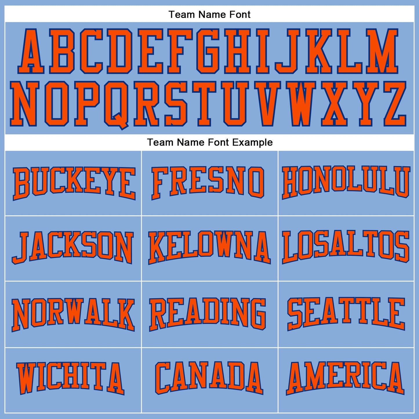 Custom Light Blue Orange-Royal Long Sleeve Performance T-Shirt view 4