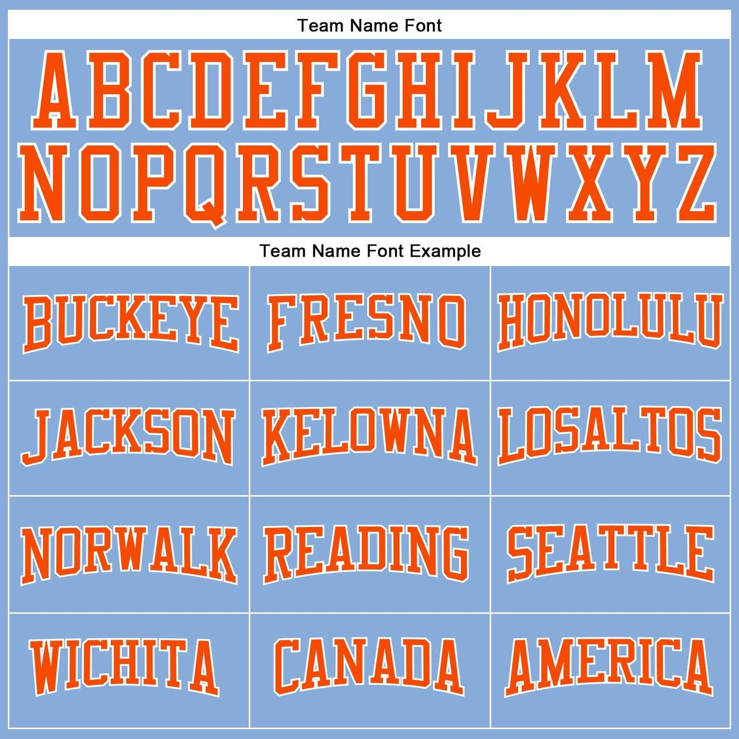 Custom Light Blue Orange-White Long Sleeve Performance T-Shirt view 4
