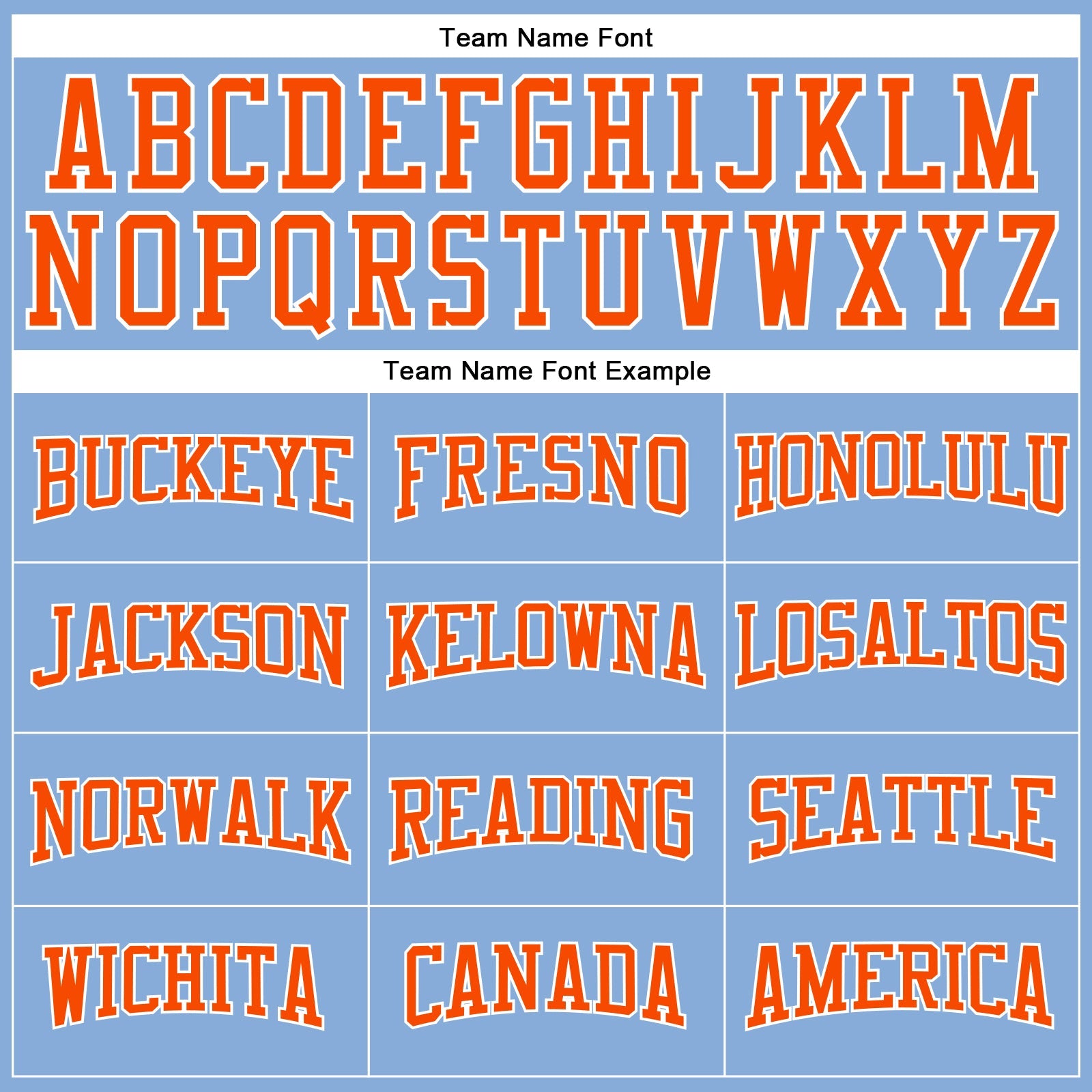 Custom Light Blue Orange-White Long Sleeve Performance T-Shirt view 4