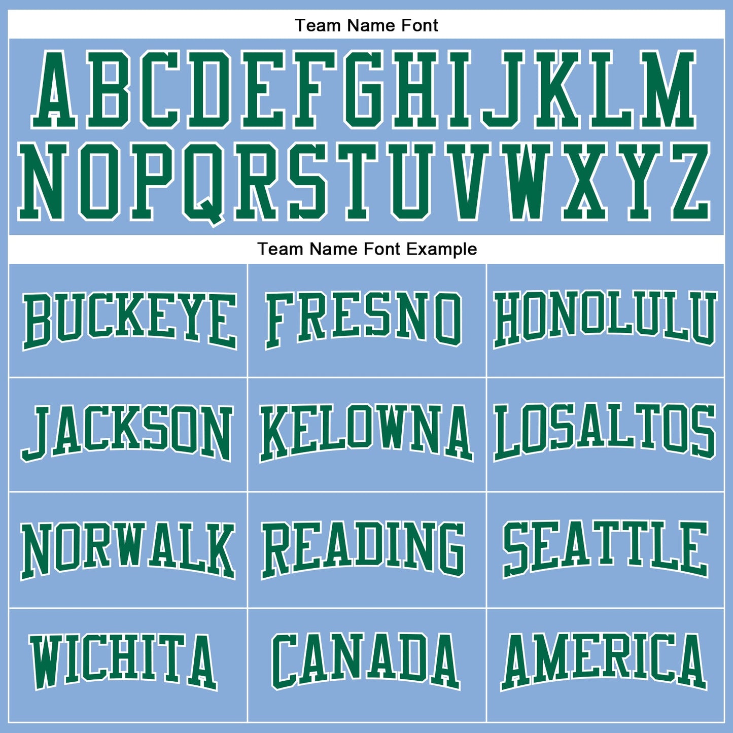Custom Light Blue Kelly Green-White Long Sleeve Performance T-Shirt view 4