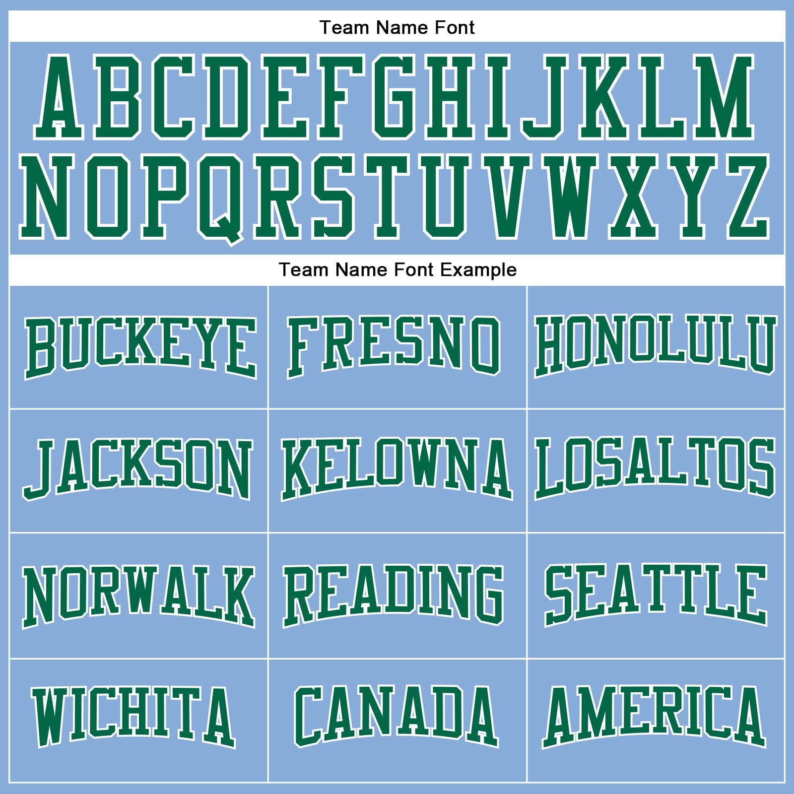 Custom Light Blue Kelly Green-White Long Sleeve Performance T-Shirt view 4