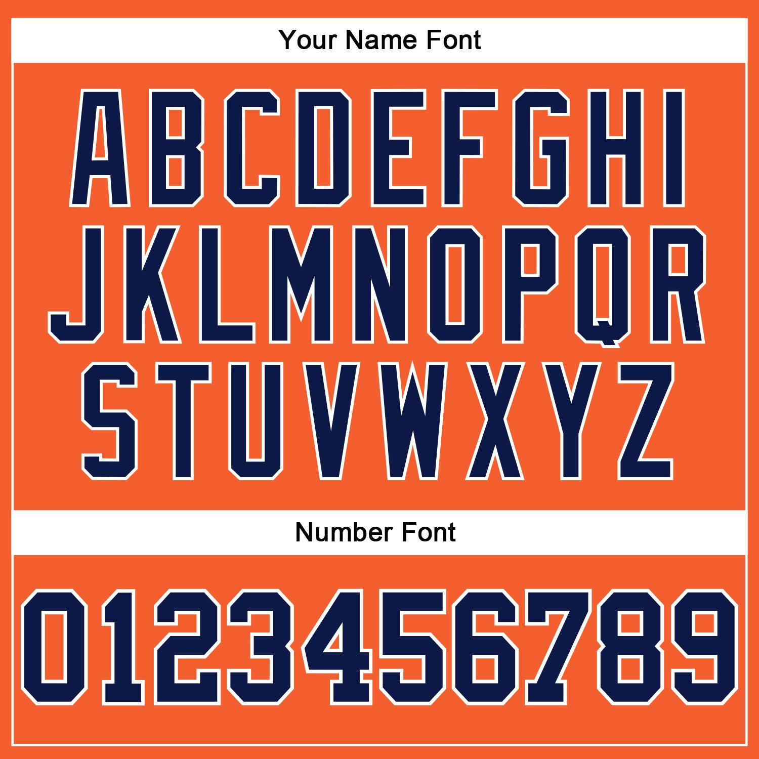 Custom Orange Navy-White Long Sleeve Performance T-Shirt view 5