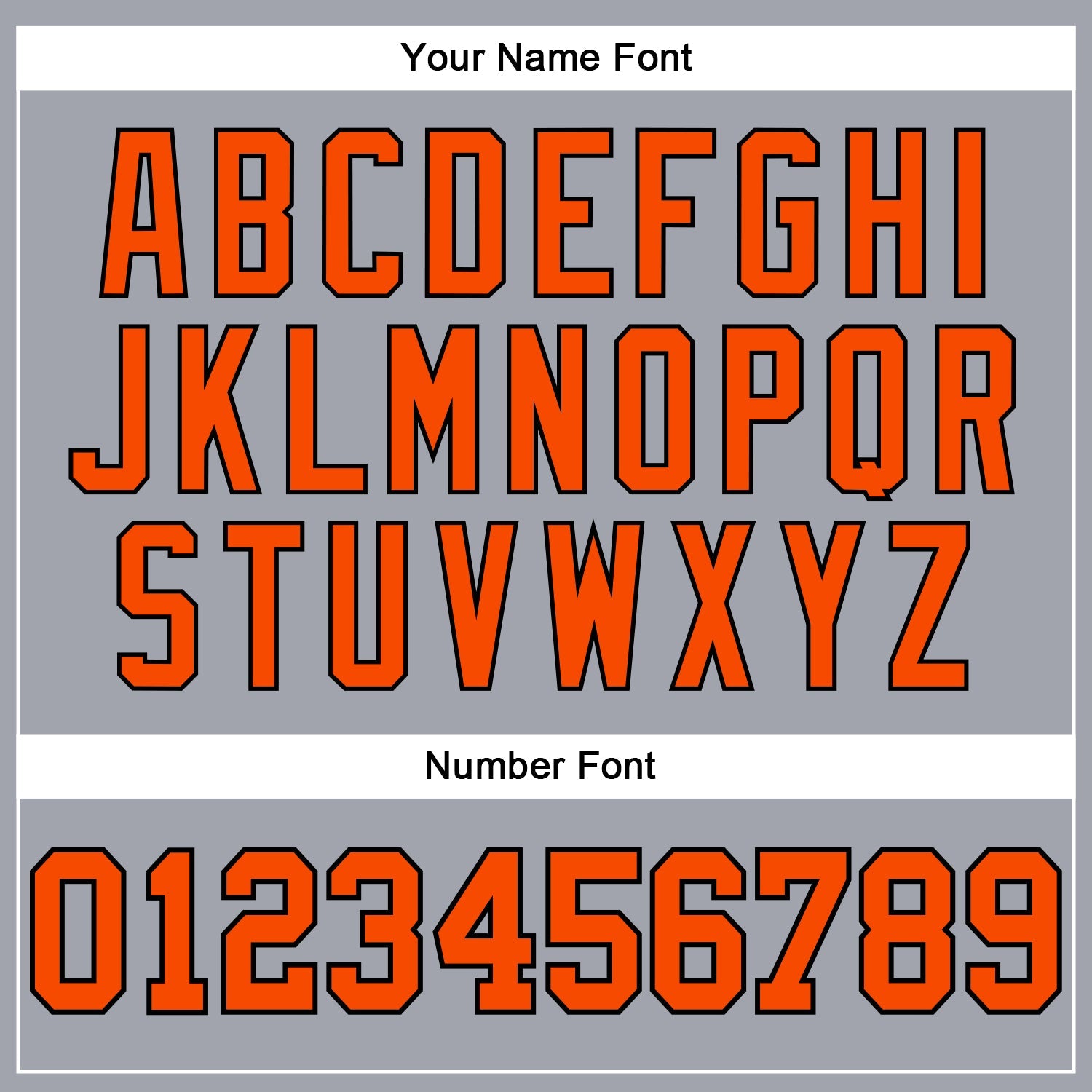 Custom Gray Orange-Black Long Sleeve Performance T-Shirt view 5