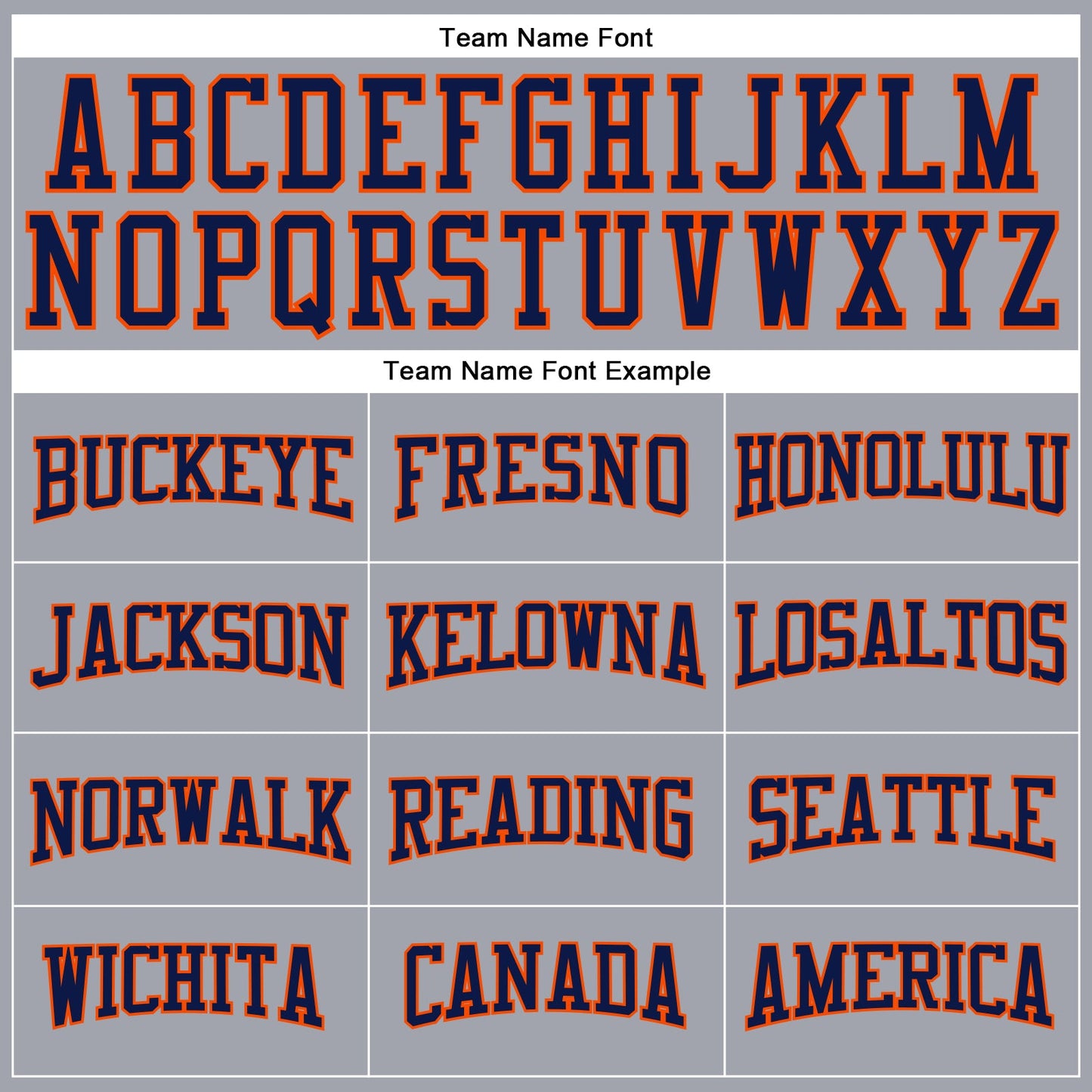 Custom Gray Navy-Orange Long Sleeve Performance T-Shirt view 4