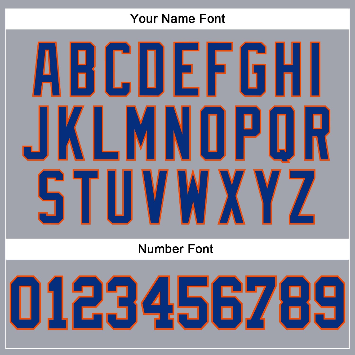 Custom Gray Royal-Orange Long Sleeve Performance T-Shirt view 5