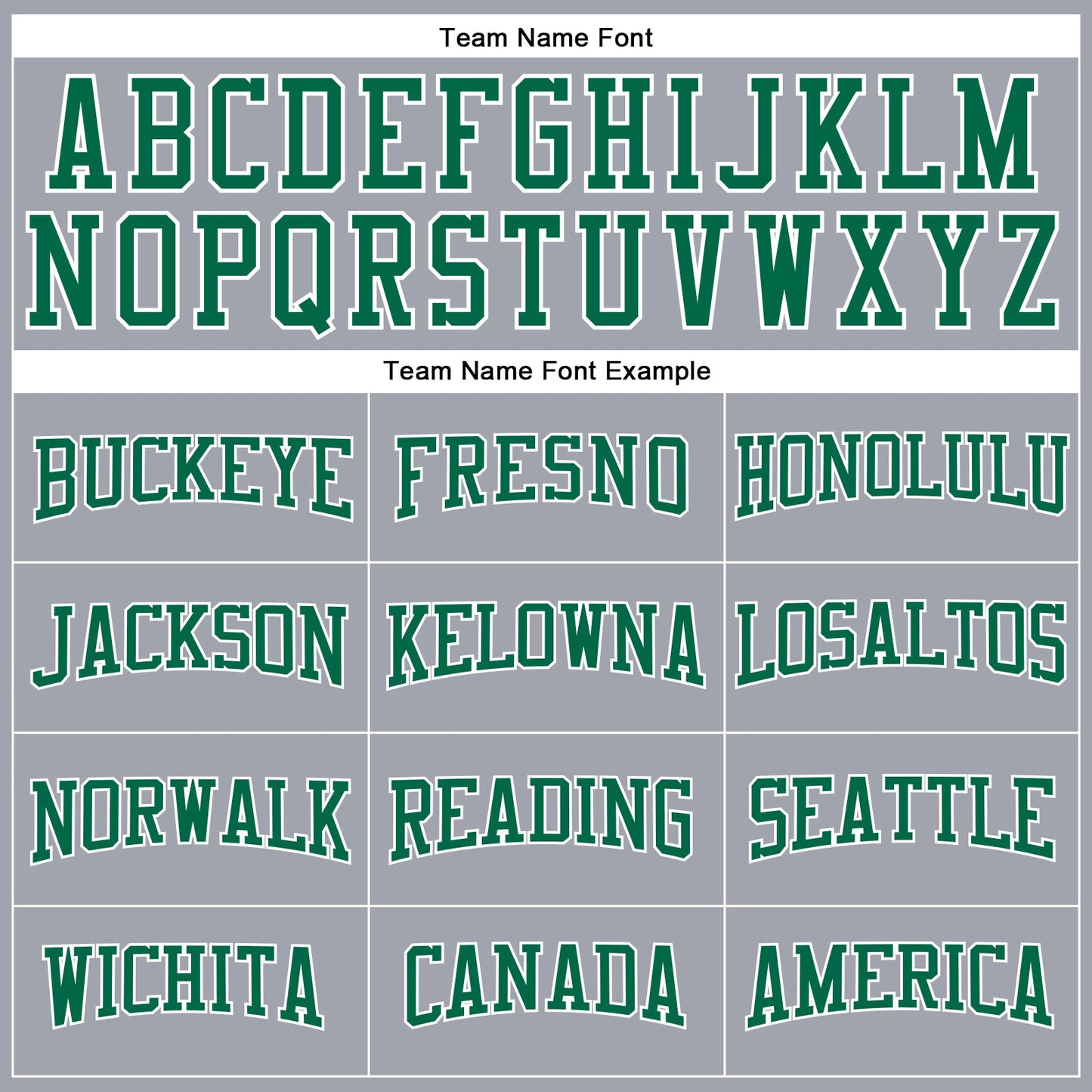 Custom Gray Kelly Green-White Long Sleeve Performance T-Shirt view 4