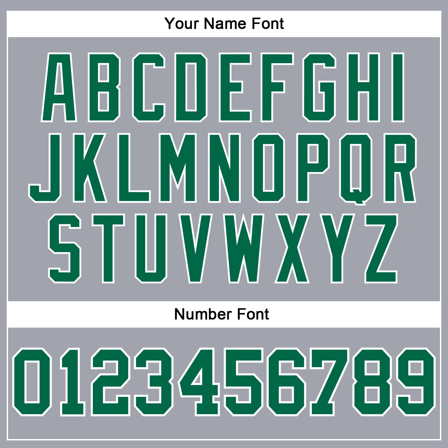 Custom Gray Kelly Green-White Long Sleeve Performance T-Shirt view 5