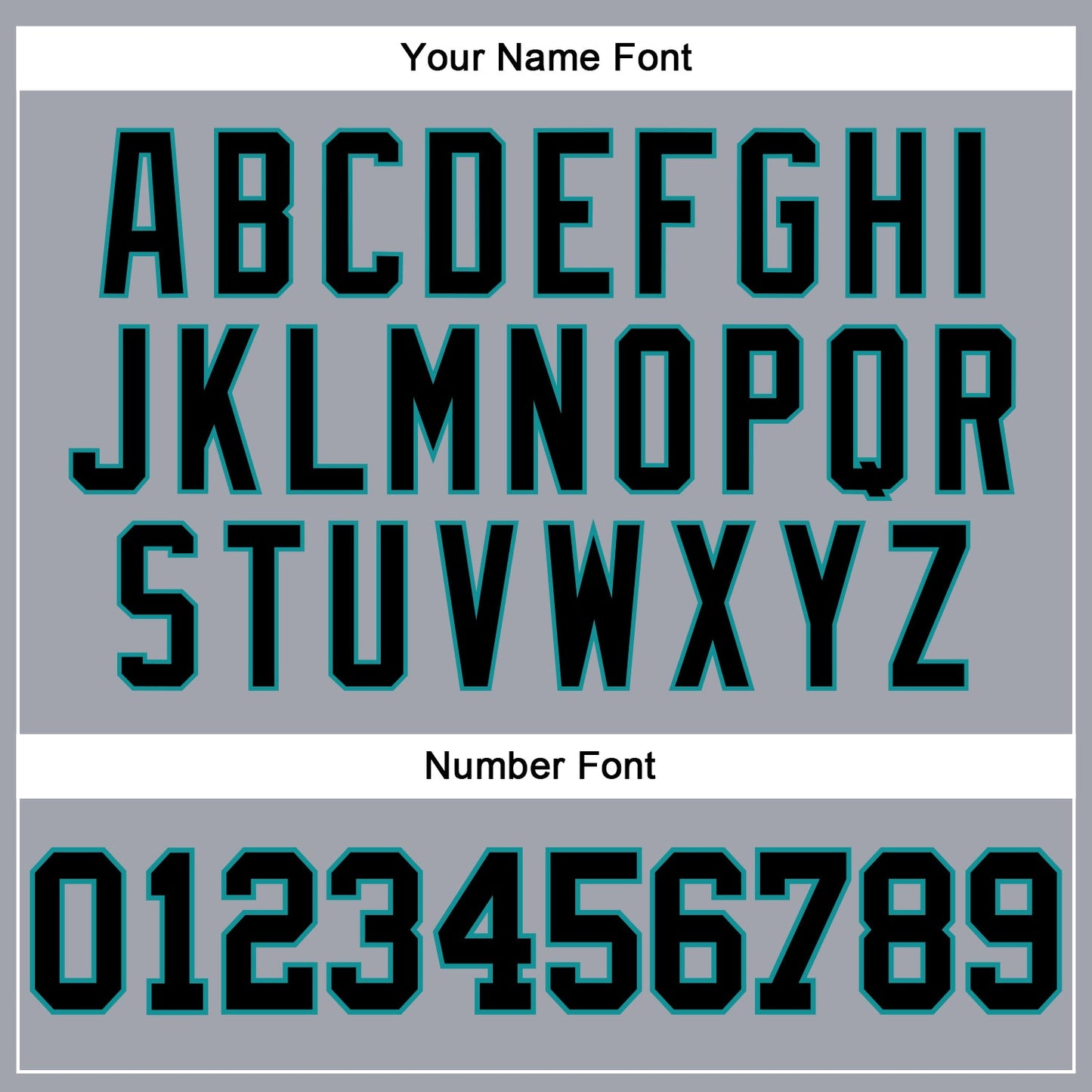 Custom Gray Black-Aqua Long Sleeve Performance T-Shirt view 5