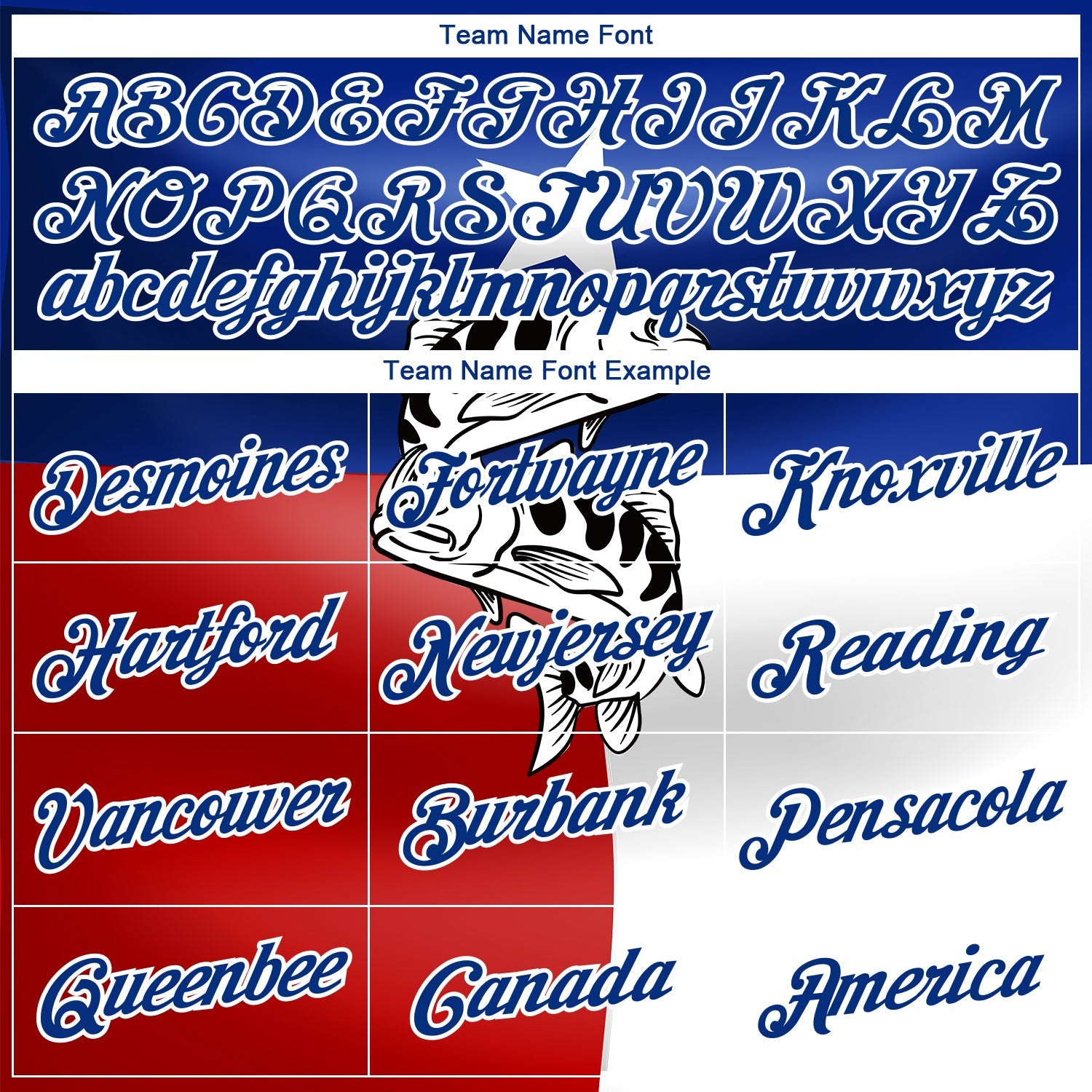 Custom Royal Red-White 3D Texas Flag And Fish Fishing Long Sleeve Performance T-Shirt view 3