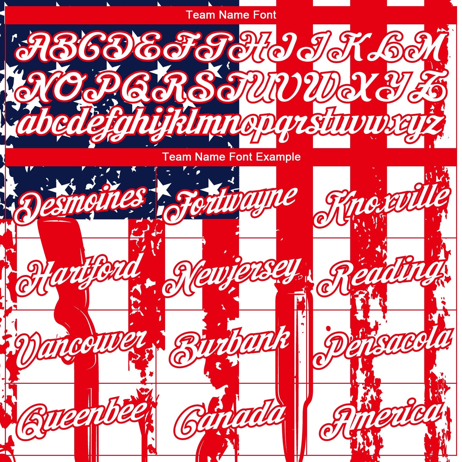 Custom White Fire Red-Royal 3D Hunting Tool American Flag Long Sleeve Performance T-Shirt view 3