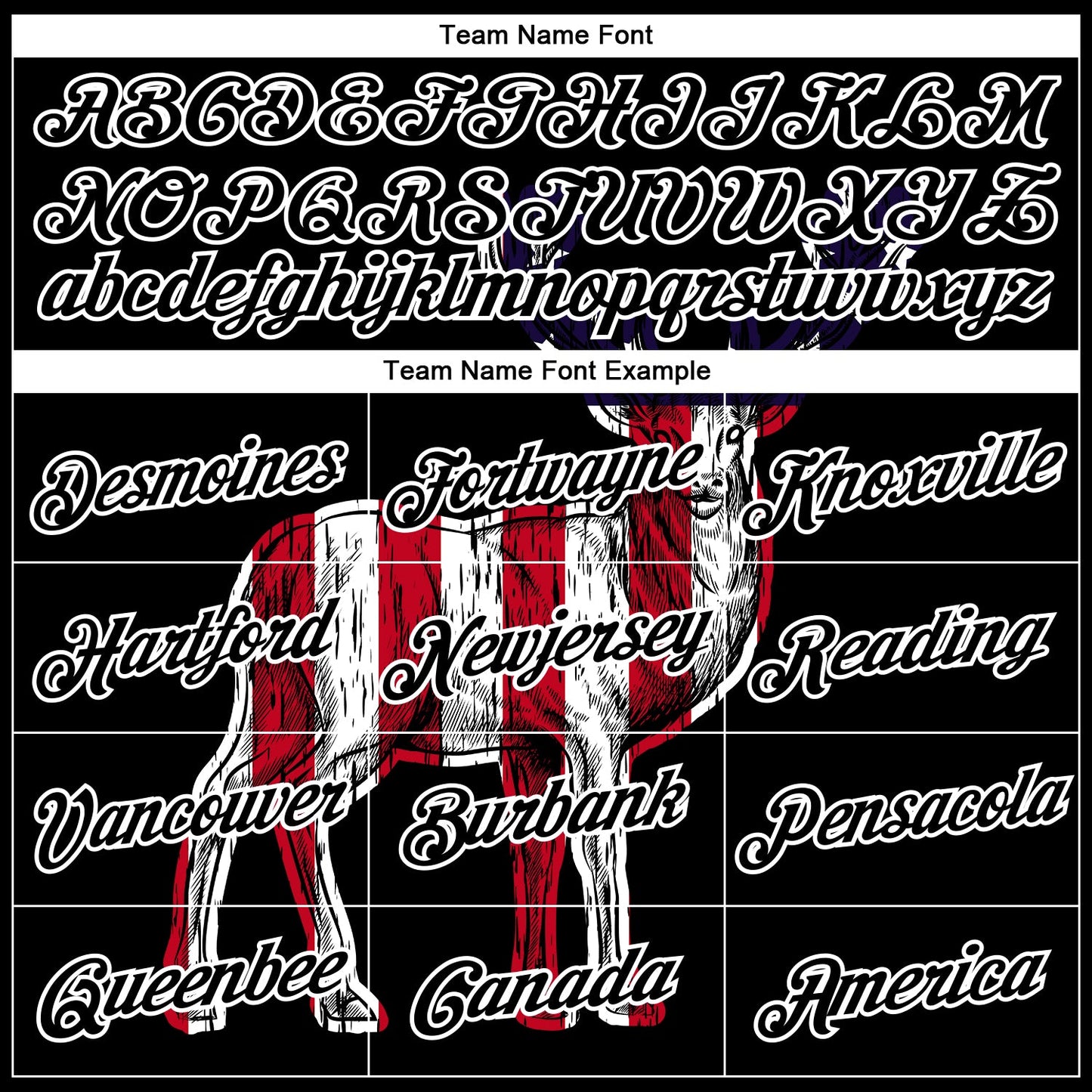 Custom Black White 3D Animal Deer Hunting American Flag Long Sleeve Performance T-Shirt view 3