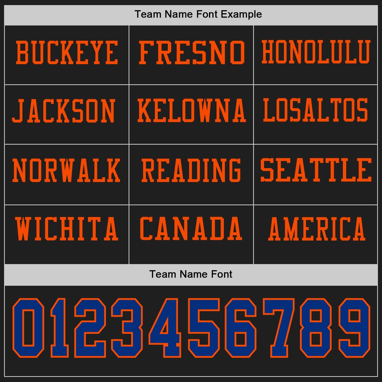 Custom Black Royal-Orange Long Sleeve Authentic Football Jersey view 3