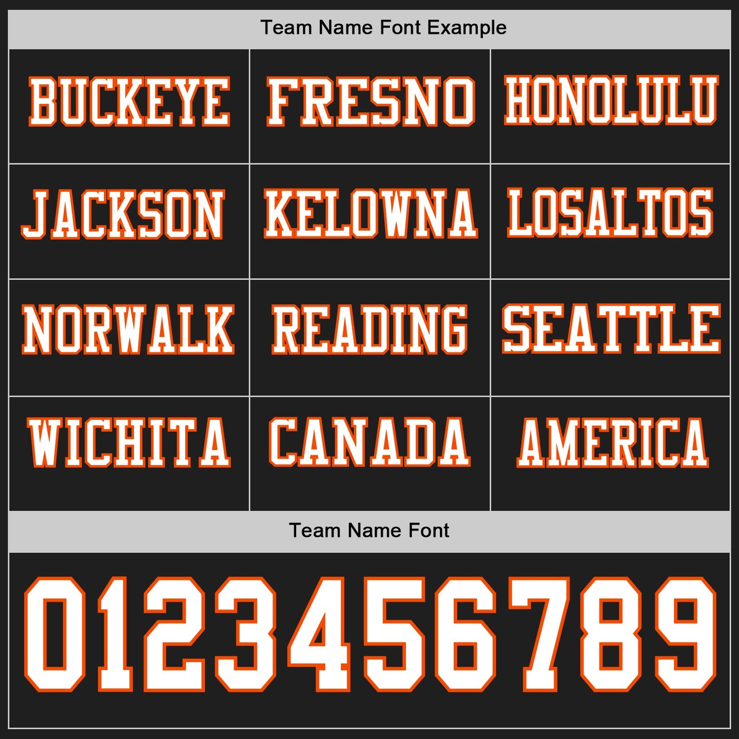 Custom Black White-Orange Long Sleeve Authentic Football Jersey view 3