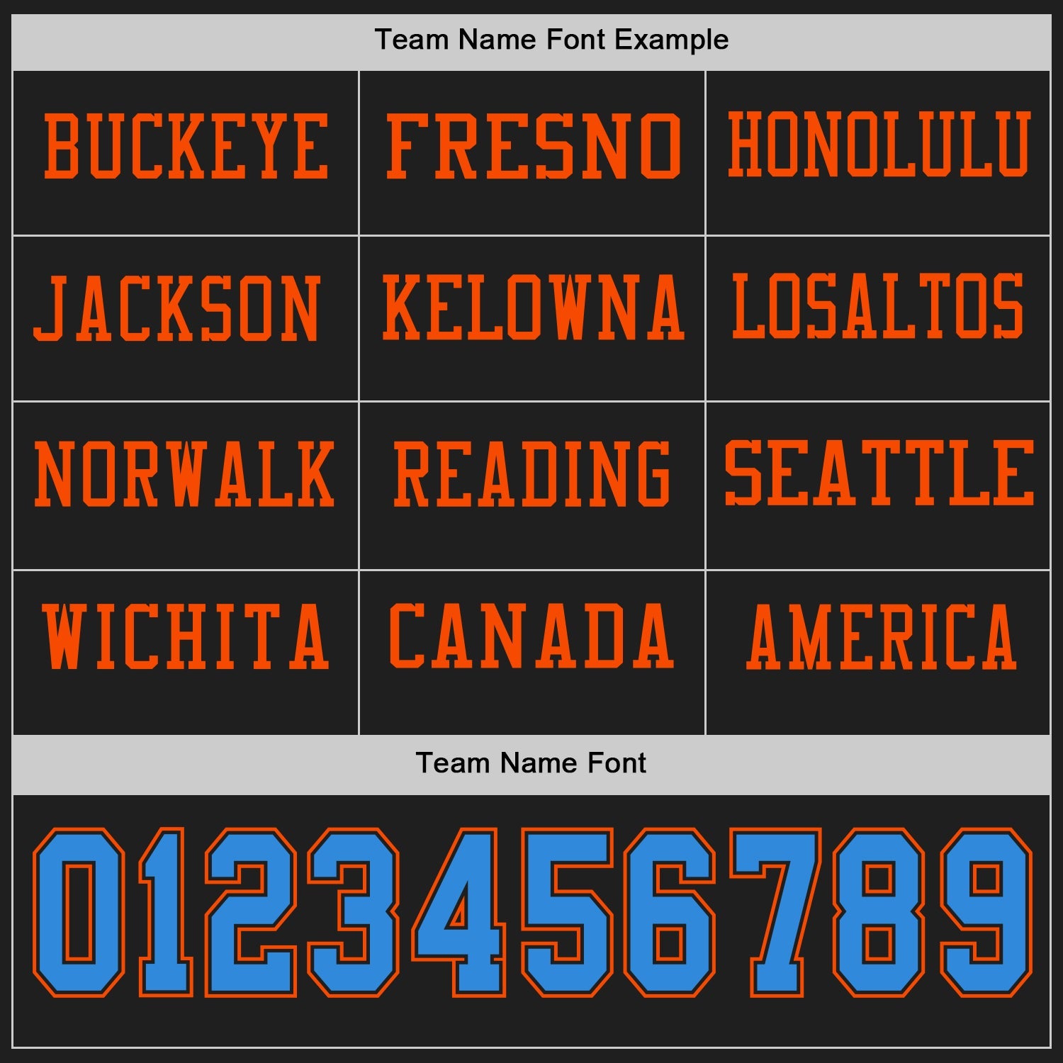 Custom Black Powder Blue-Orange Long Sleeve Authentic Football Jersey view 3